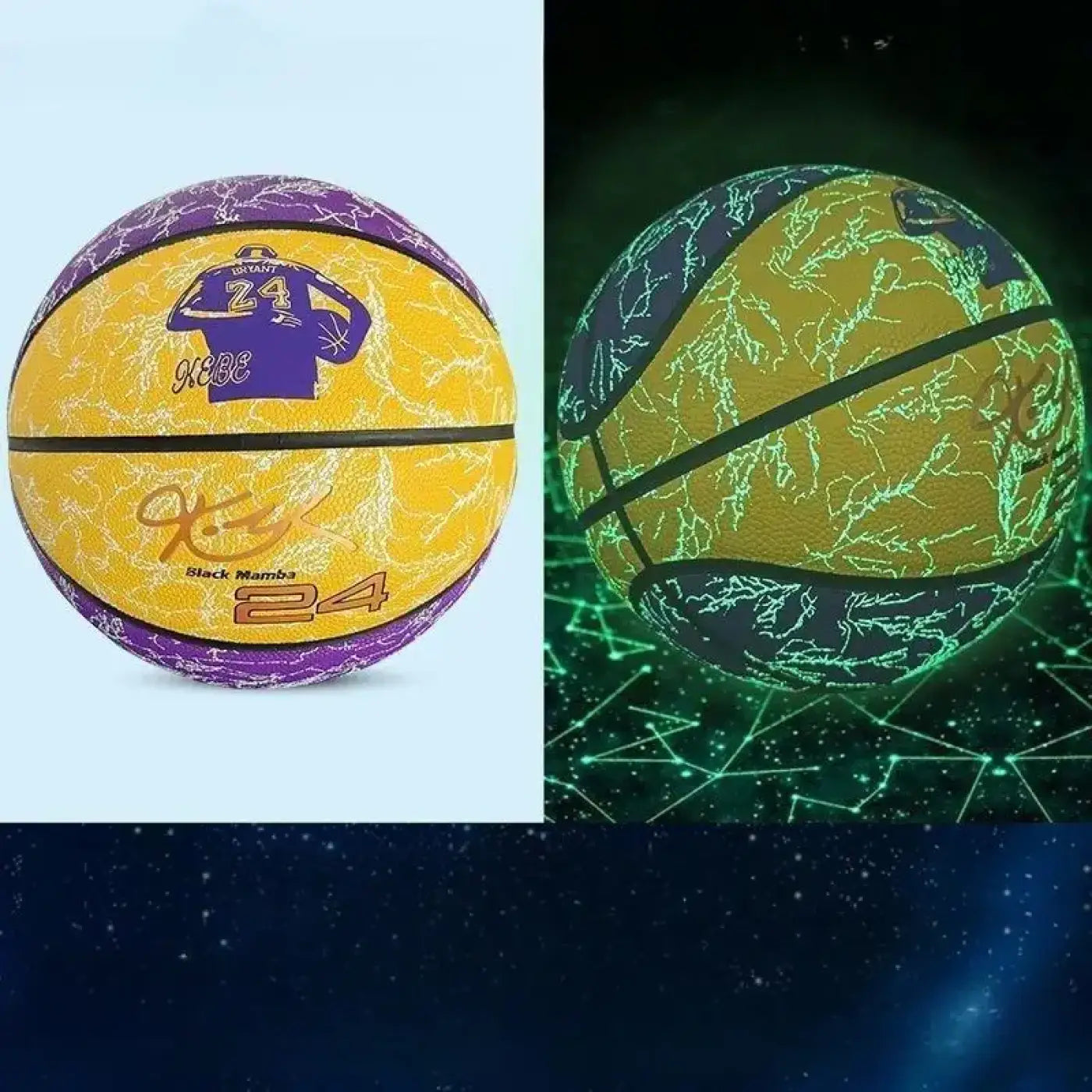 The Ball Depot basketball: Professional Glow-in-the-Dark Basketballs