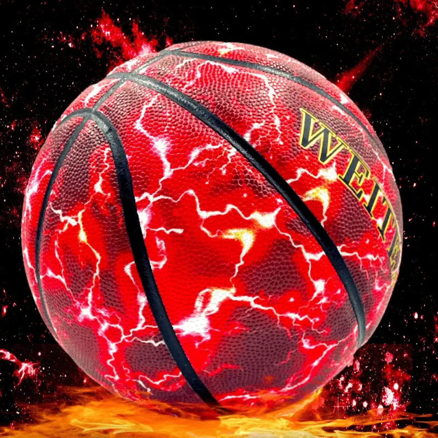 The Ball Depot basketball: Professional Lightening Flash Basketball