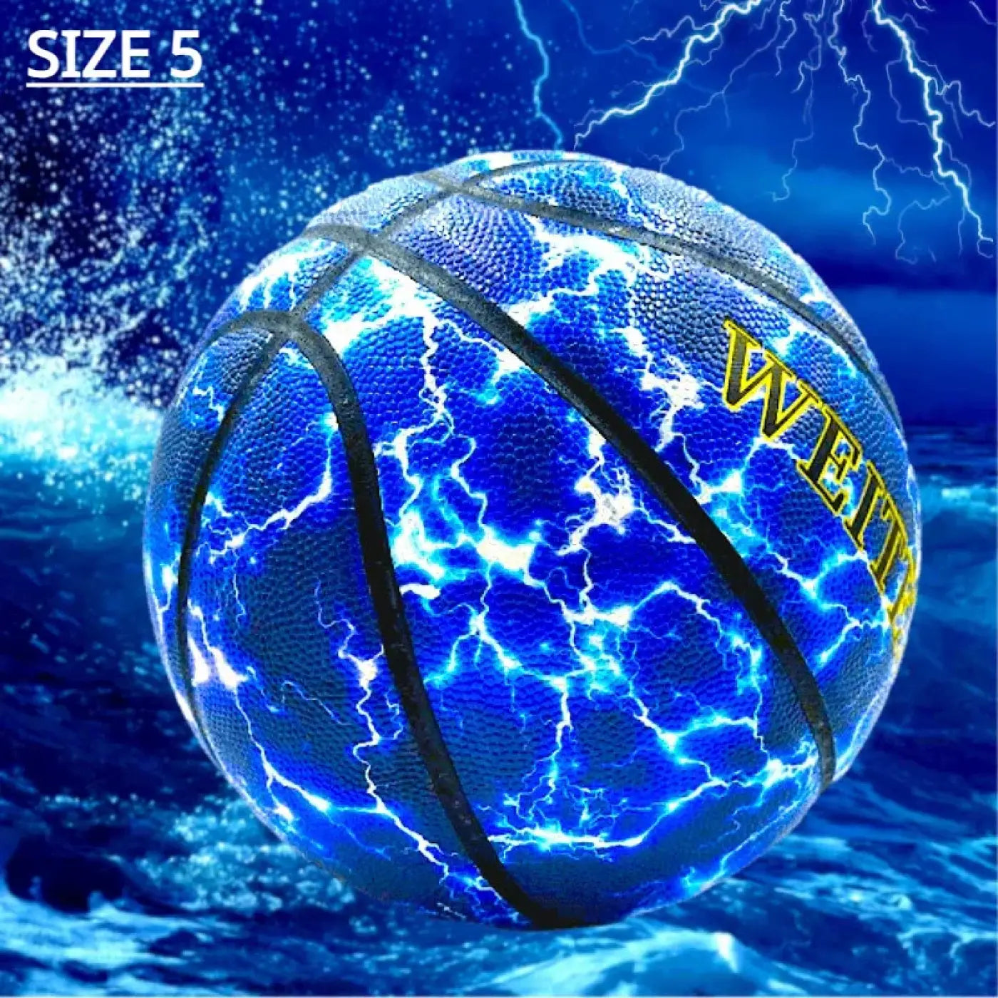 The Ball Depot basketball: Professional Lightening Flash Basketball
