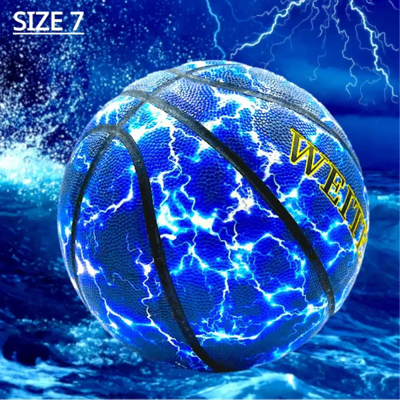 The Ball Depot basketball: Professional Lightening Flash Basketball