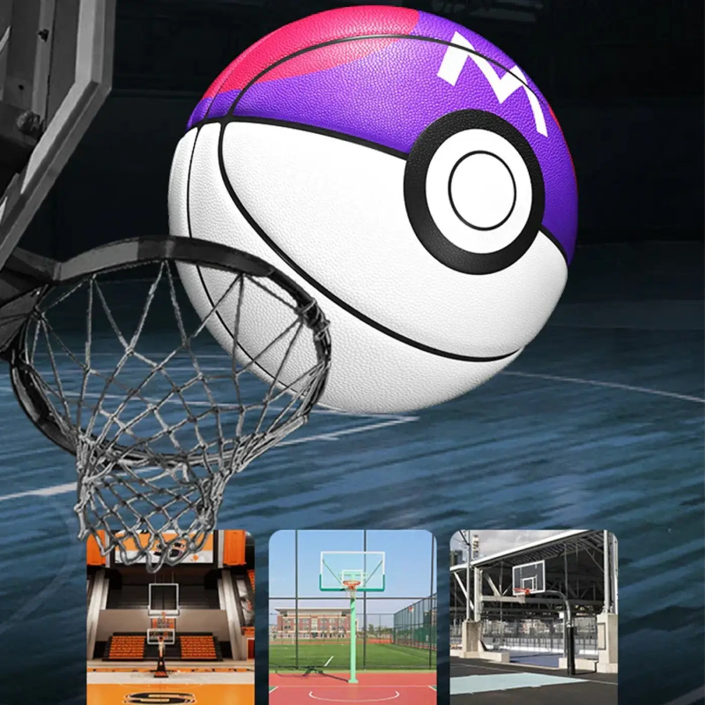 The Ball Depot basketball: Professional PU Basketball with Pump