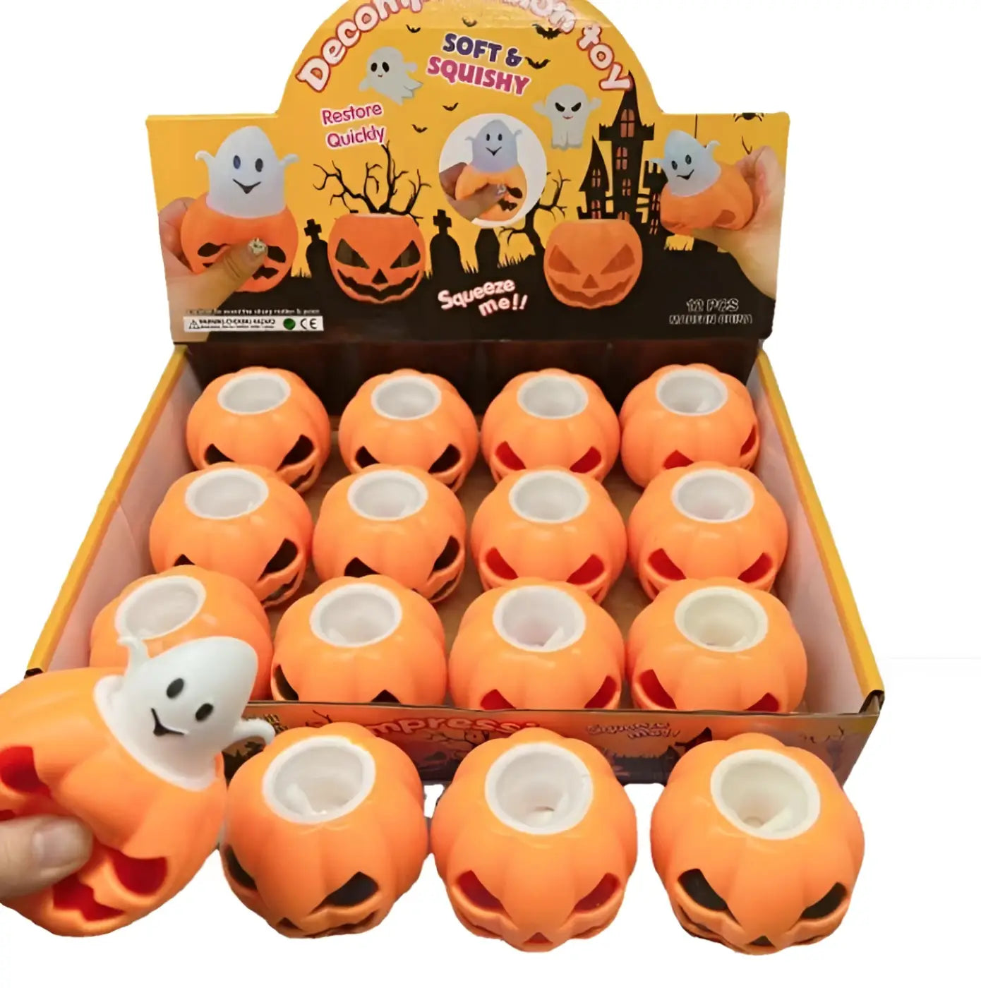 The Ball Depot holiday balls: Pumpkin Head Pinch And Release Ball