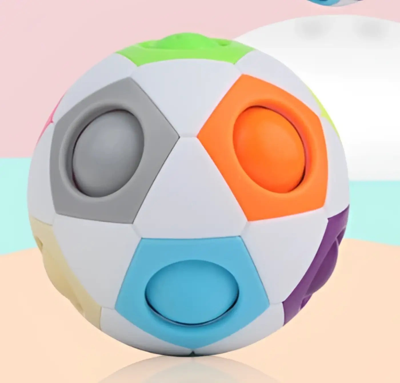 The Ball Depot sensory ball: Puzzle Rainbow Ball