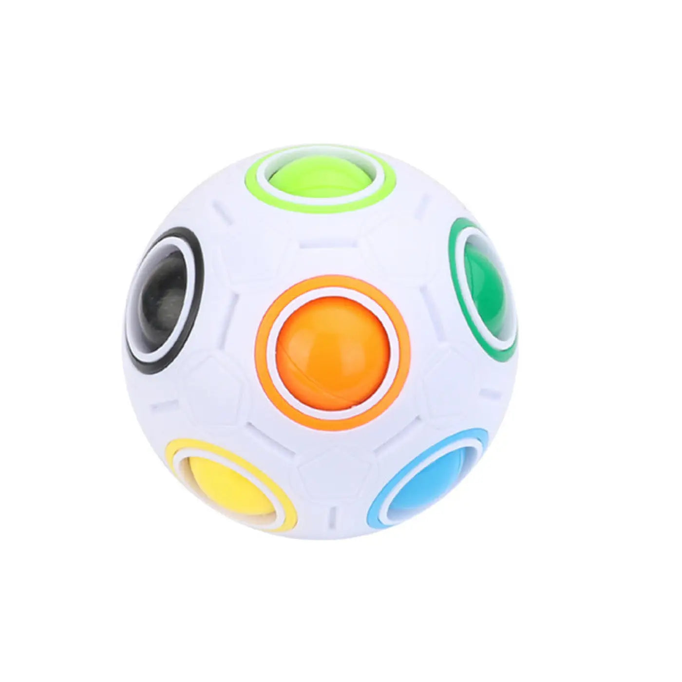 The Ball Depot sensory ball: Puzzle Rainbow Ball