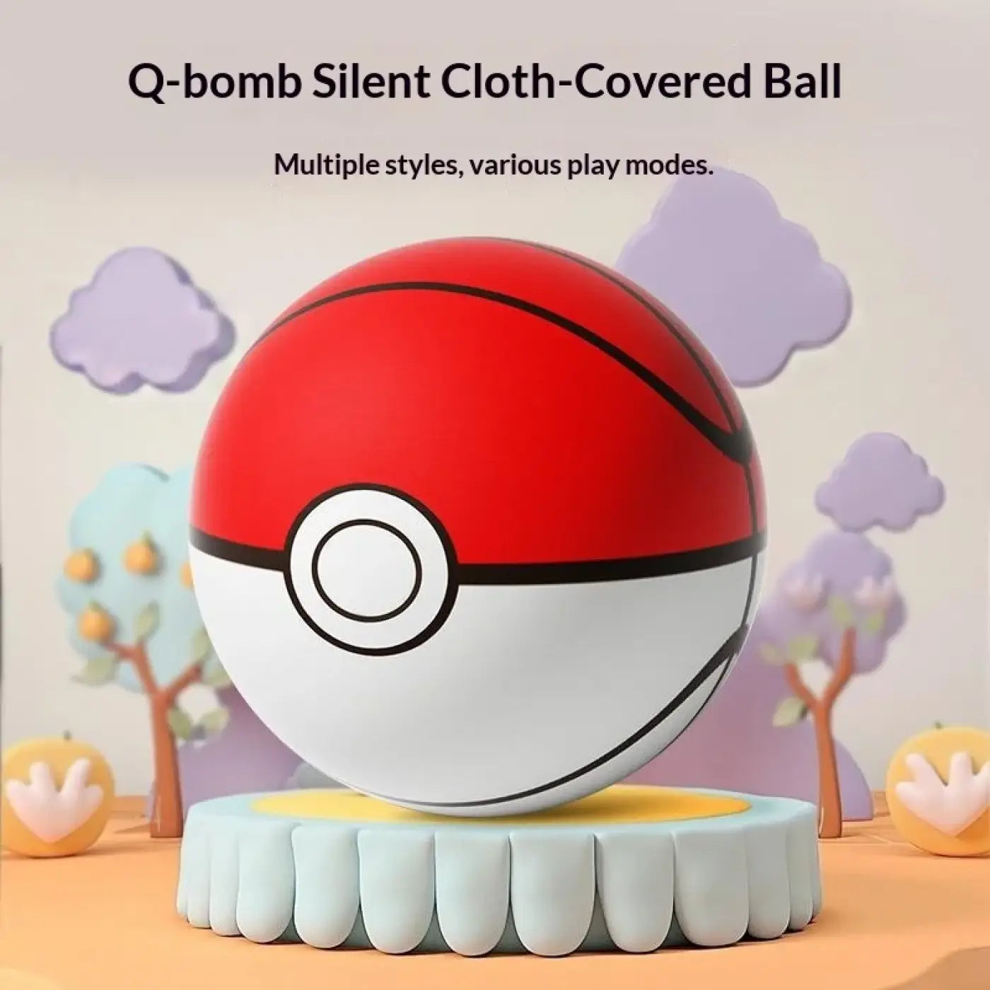 The Ball Depot bouncy ball: Quiet Foam Ball with Cartoon Design