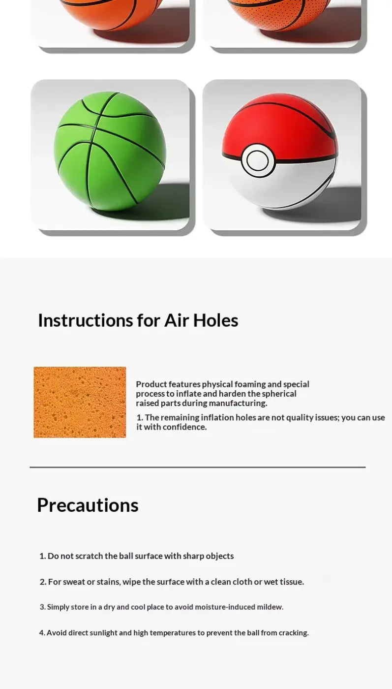 The Ball Depot bouncy ball: Quiet Foam Ball with Cartoon Design