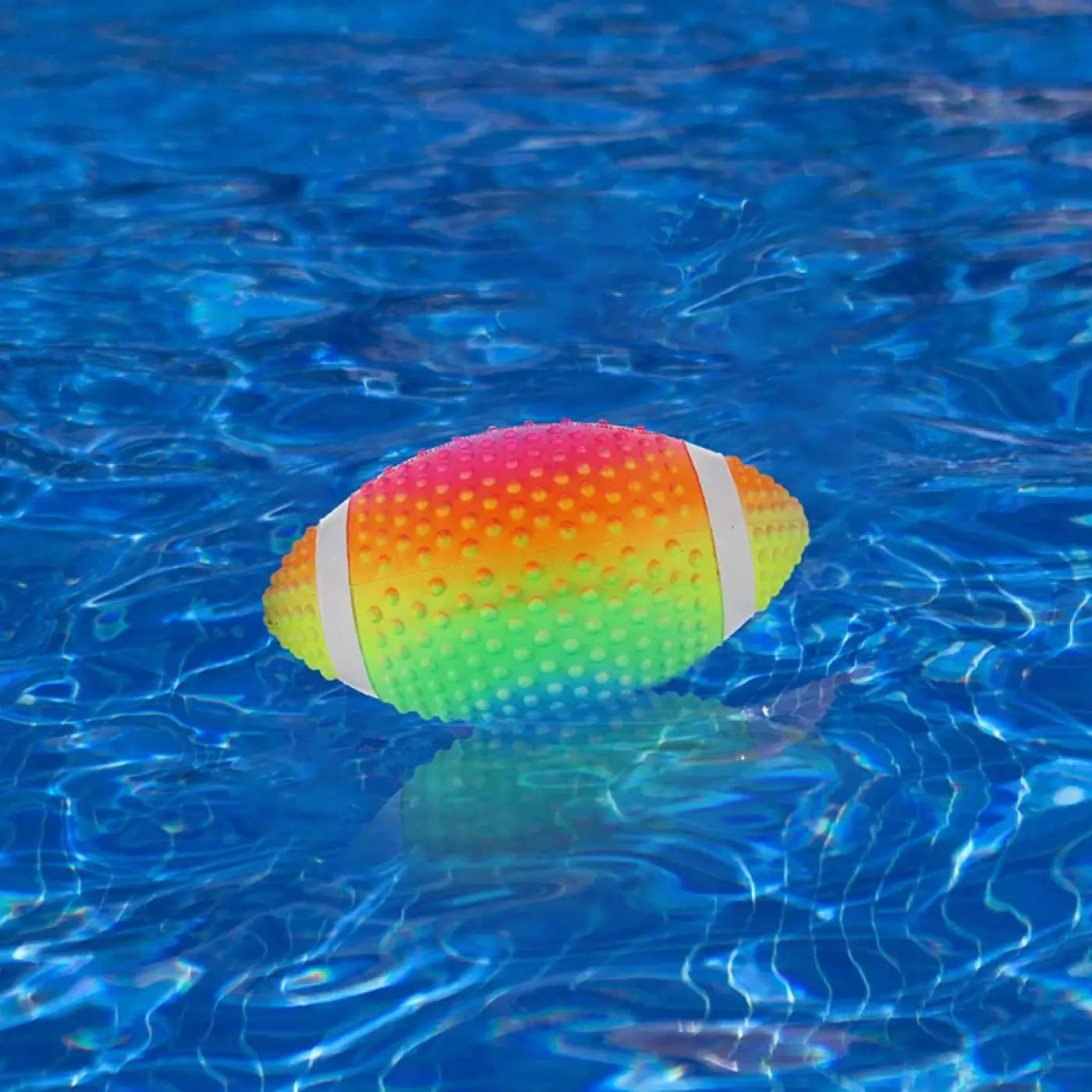 The Ball Depot american football: Rainbow-colored Inflatable Rugby Ball
