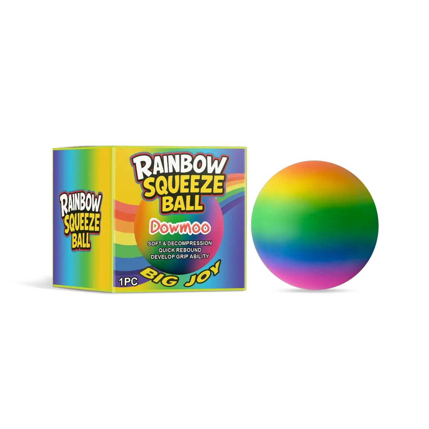 The Ball Depot stress balls: Rainbow Decompression Ball