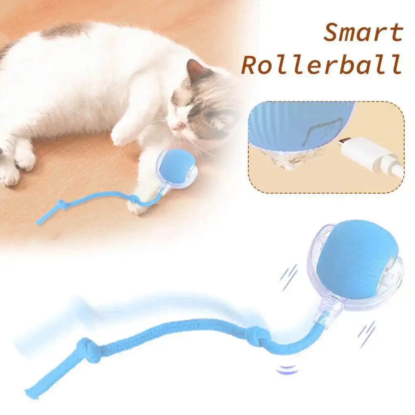 The Ball Depot Cat Balls: Rechargeable Smart Cat Toy Ball