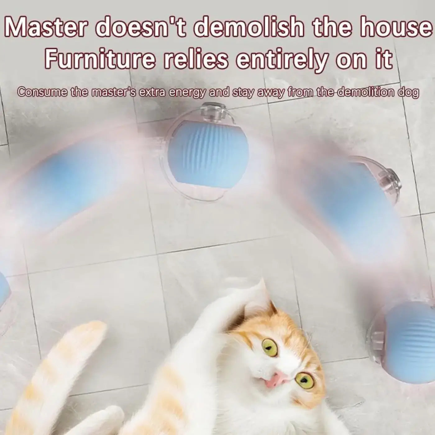 The Ball Depot Cat Balls: Rechargeable Smart Cat Toy Ball
