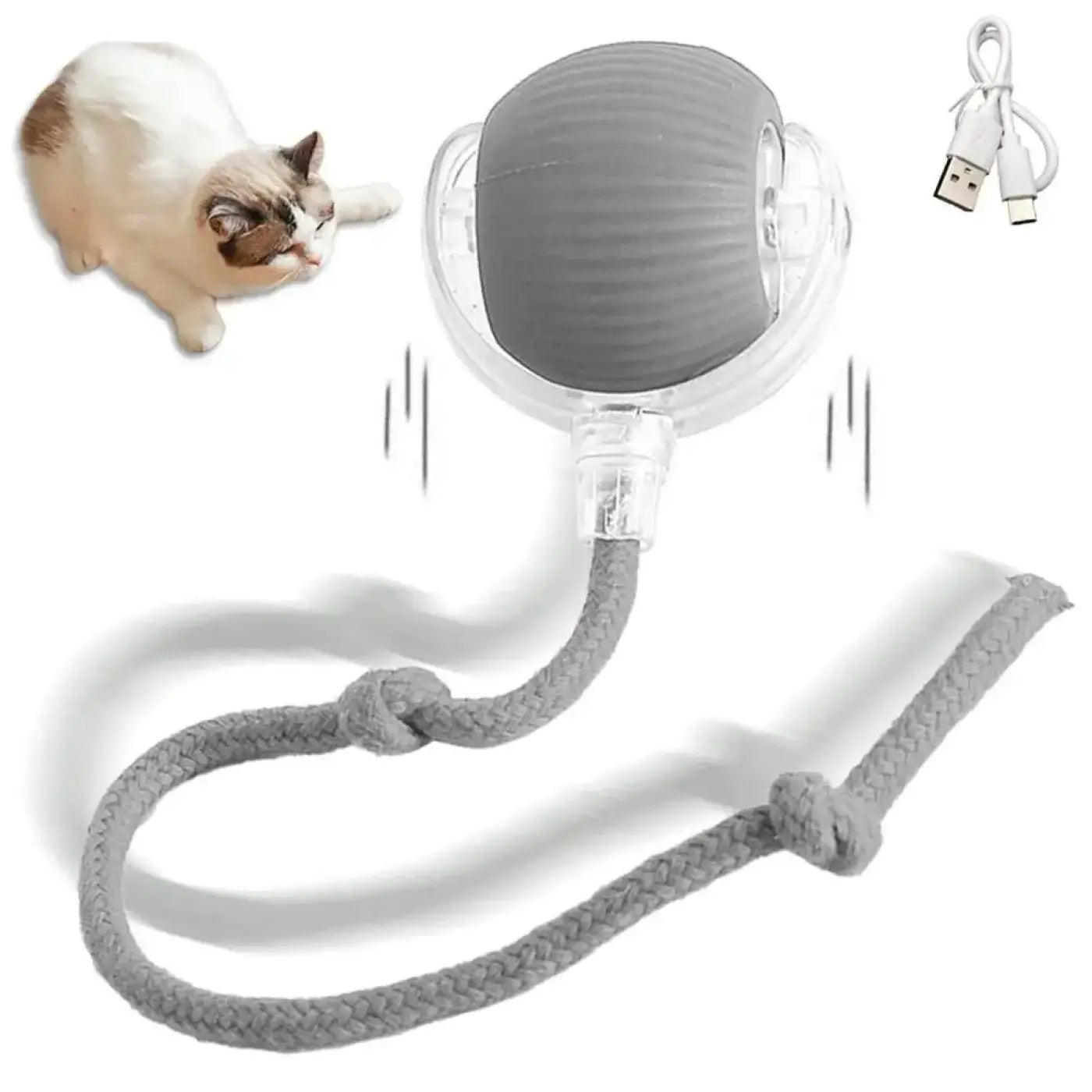 The Ball Depot Cat Balls: Rechargeable Smart Cat Toy Ball