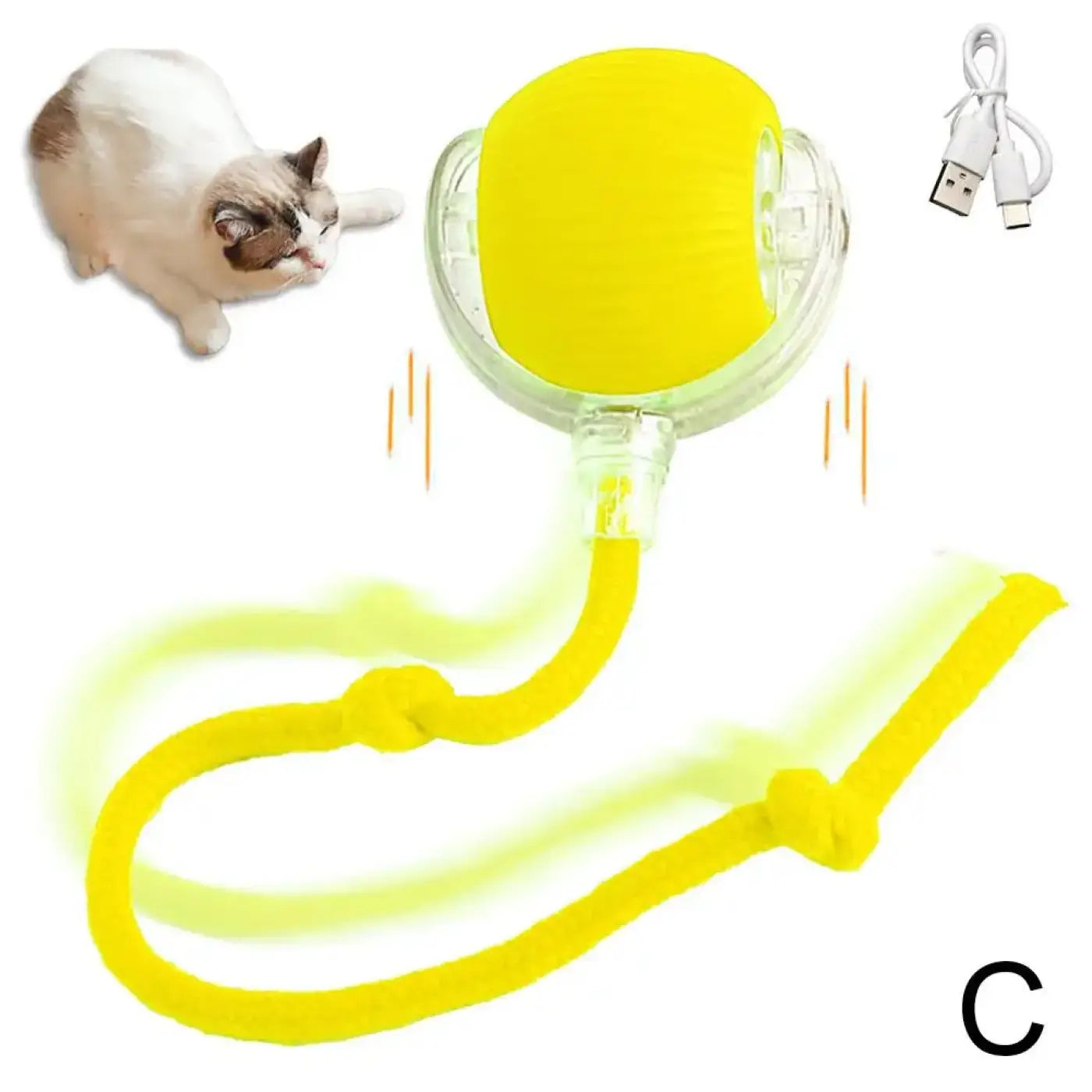 The Ball Depot Cat Balls: Rechargeable Smart Cat Toy Ball