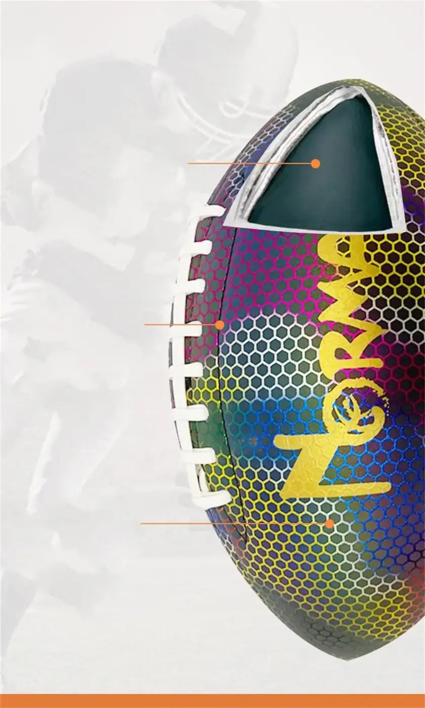 The Ball Depot american football: Reflective Adult Competition Training Football Ball
