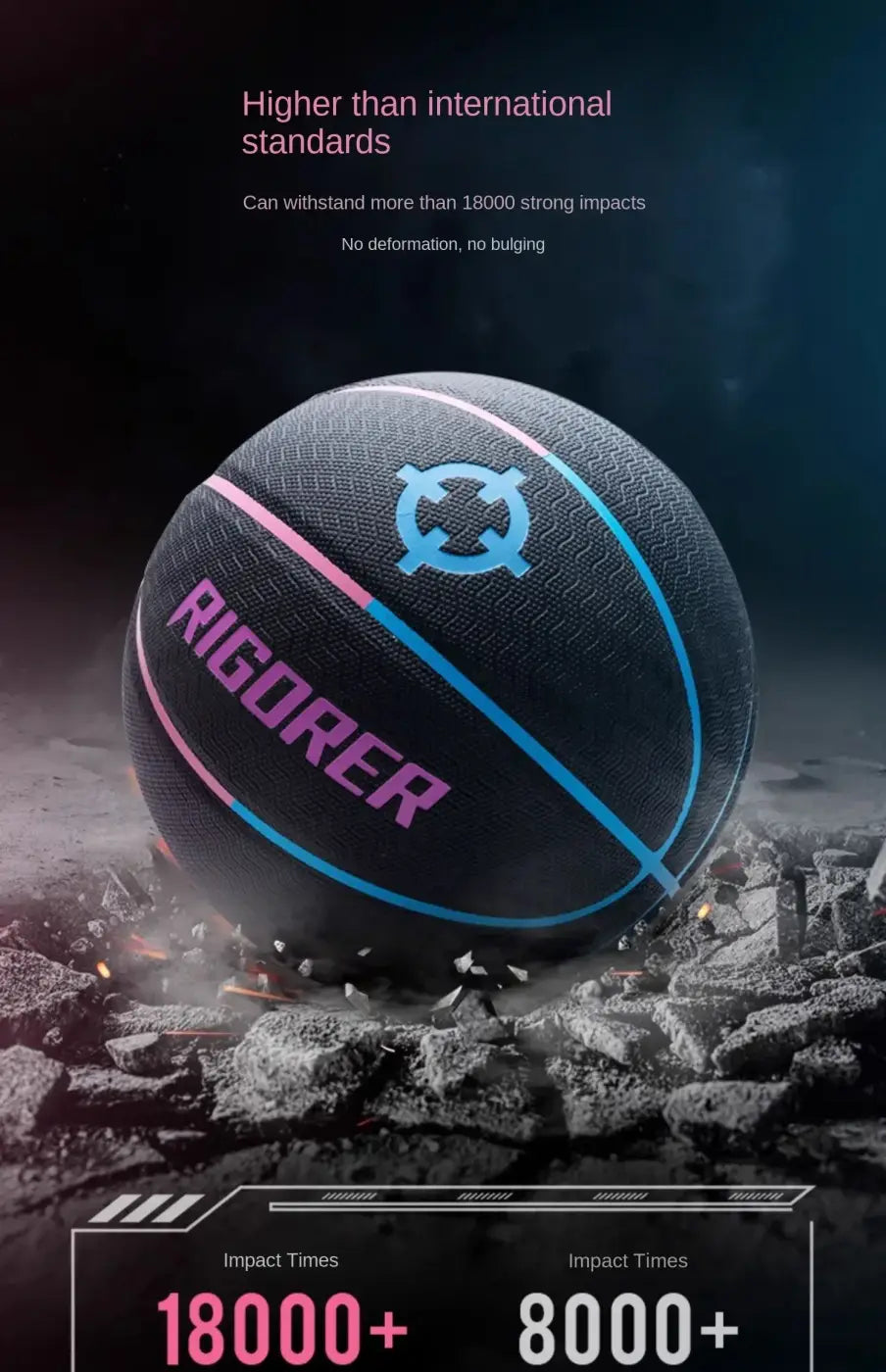 The Ball Depot basketball: RIGORER Basketball
