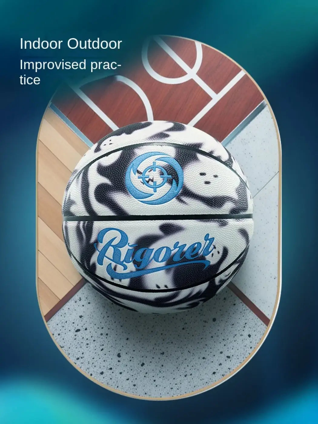 The Ball Depot basketball: RIGORER Ghost Luminous PU Basketball
