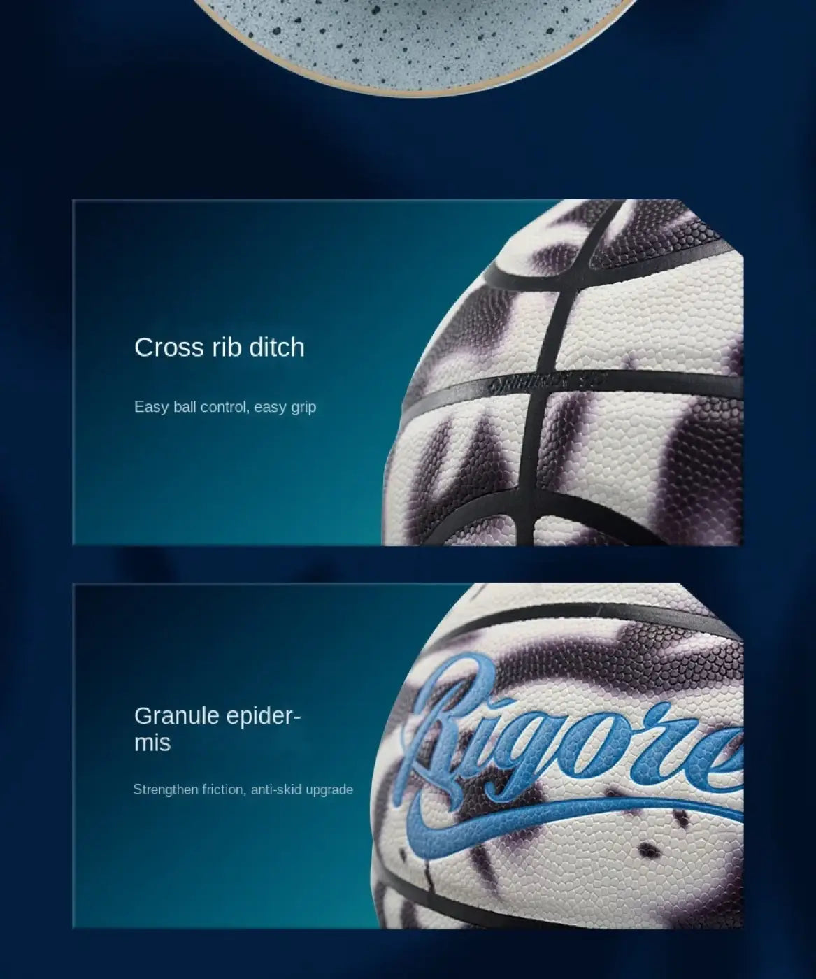 The Ball Depot basketball: RIGORER Ghost Luminous PU Basketball
