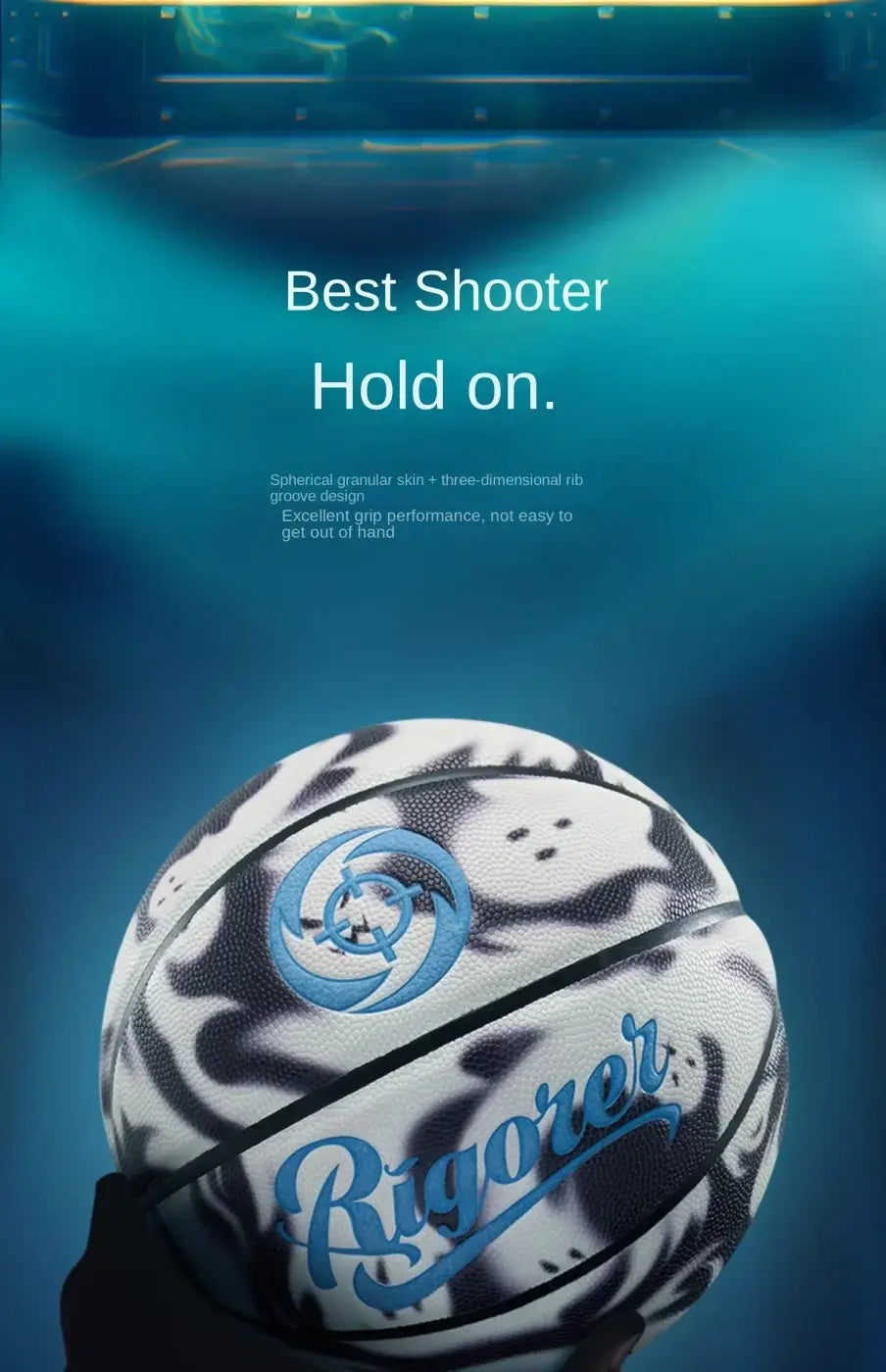 The Ball Depot basketball: RIGORER Ghost Luminous PU Basketball