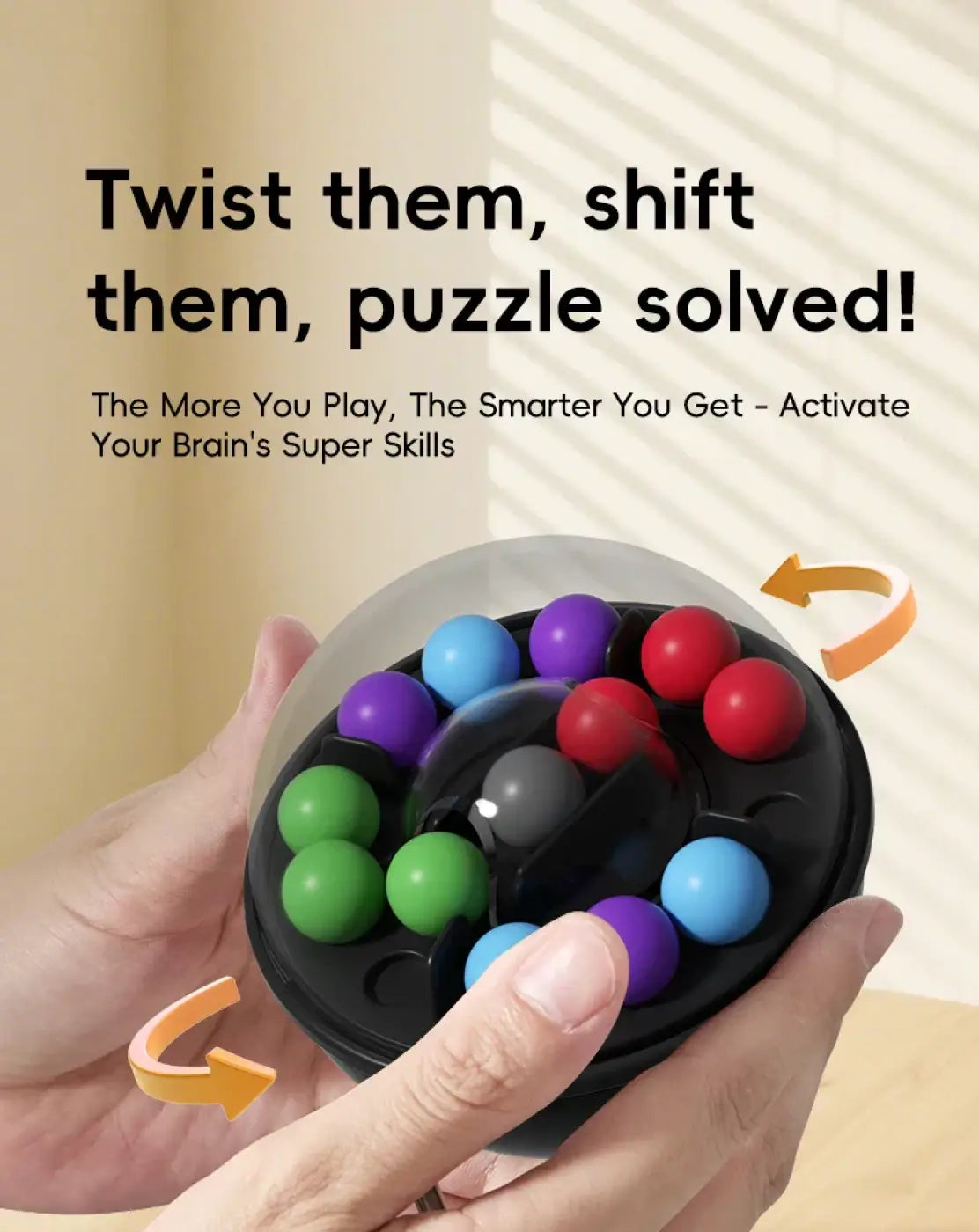 The Ball Depot puzzle ball: Rotating Puzzle Ball Brain Teaser