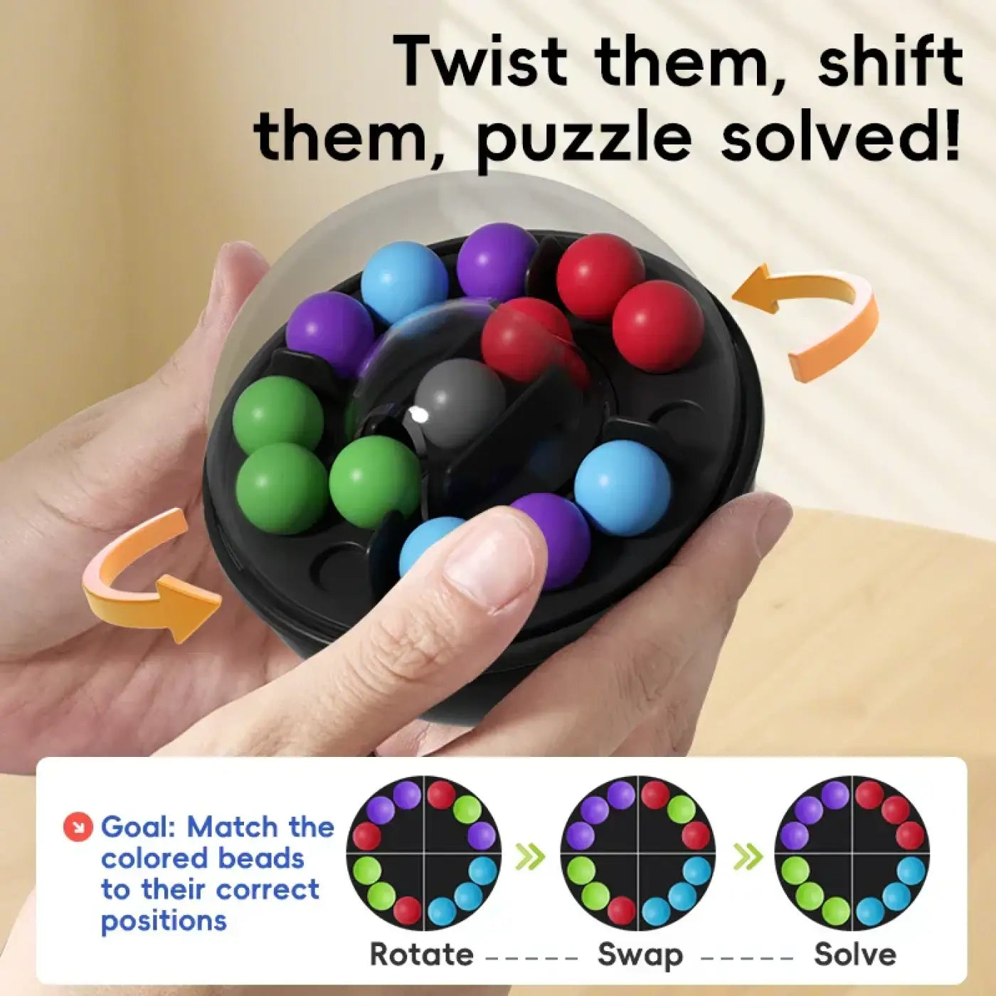 The Ball Depot puzzle ball: Rotating Puzzle Ball Brain Teaser