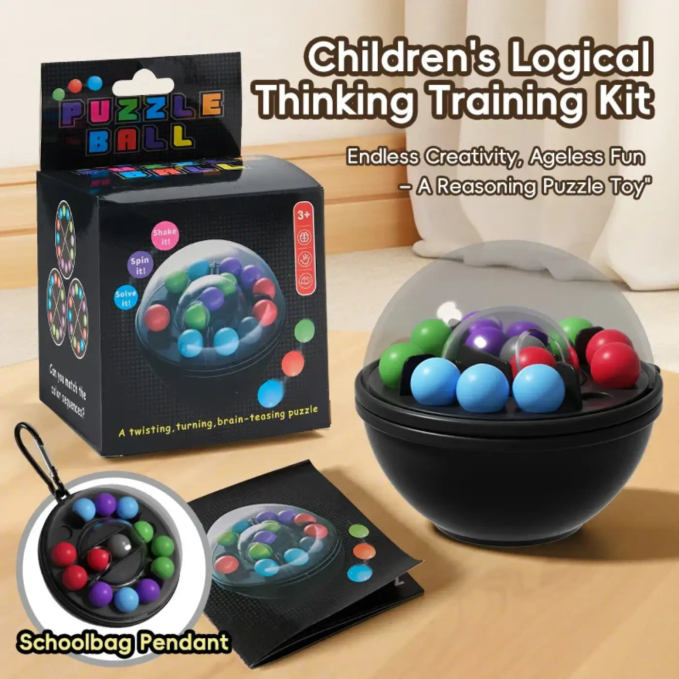The Ball Depot puzzle ball: Rotating Puzzle Ball Brain Teaser
