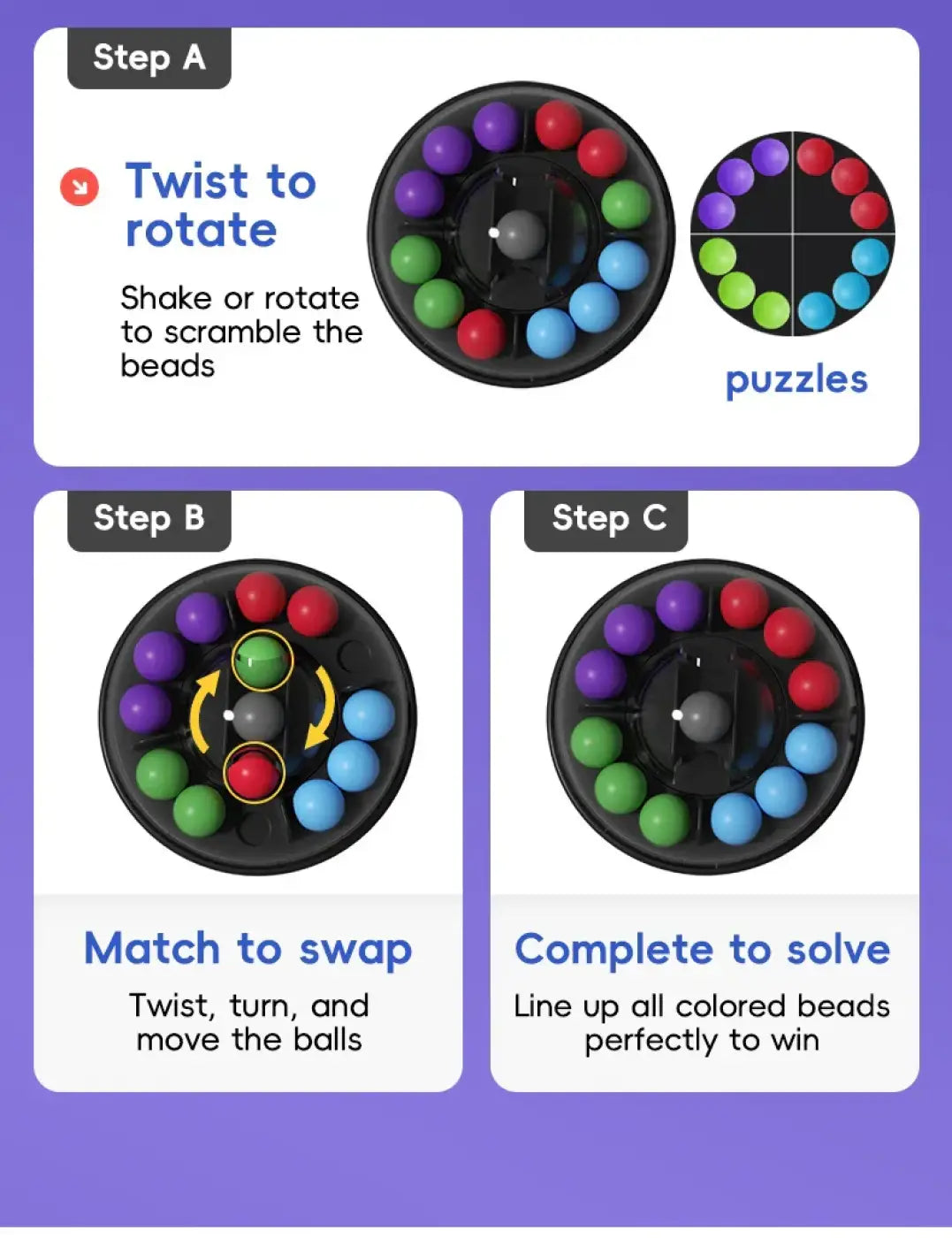 The Ball Depot puzzle ball: Rotating Puzzle Ball Brain Teaser