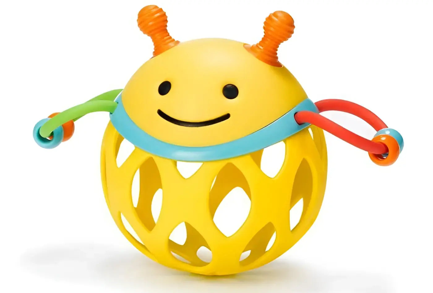 The Ball Depot baby balls: Rubber Rattle Teething Ball