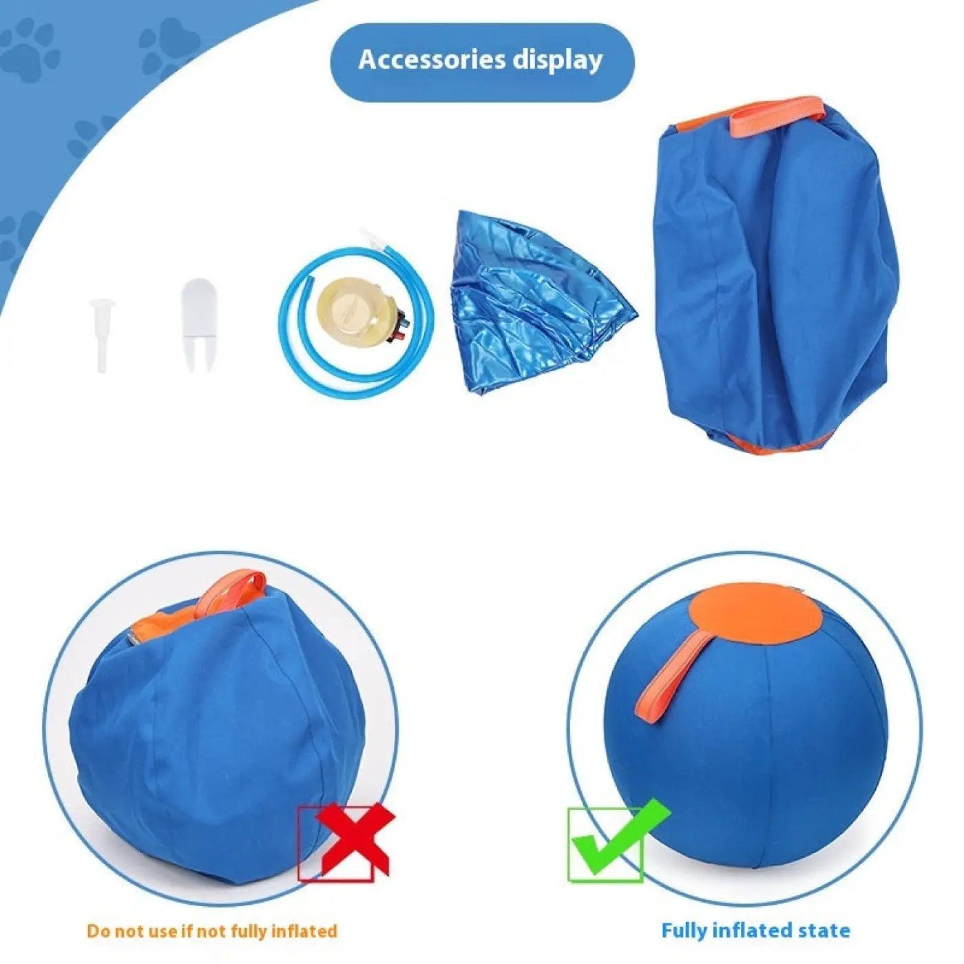 The Ball Depot dog ball: Self-Hi Pet Training Ball