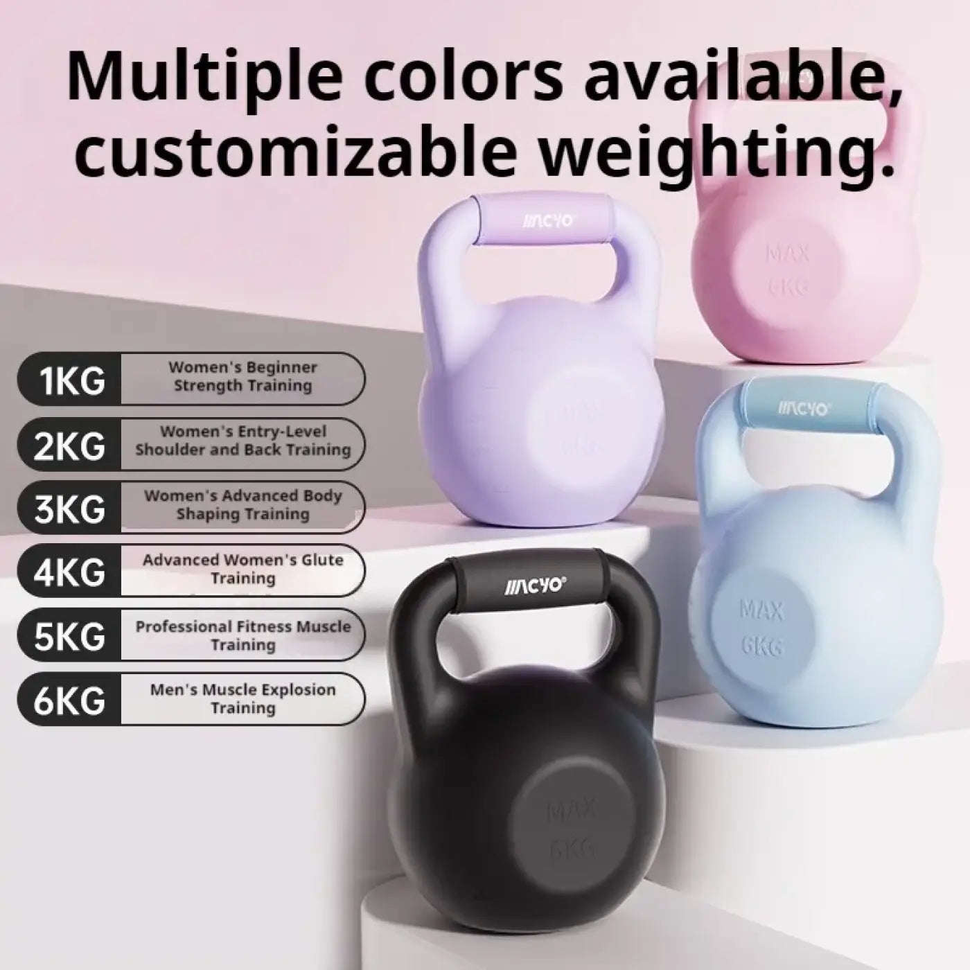 The Ball Depot medicine ball: Self-Injection Water-filled Kettlebell 1-6kg