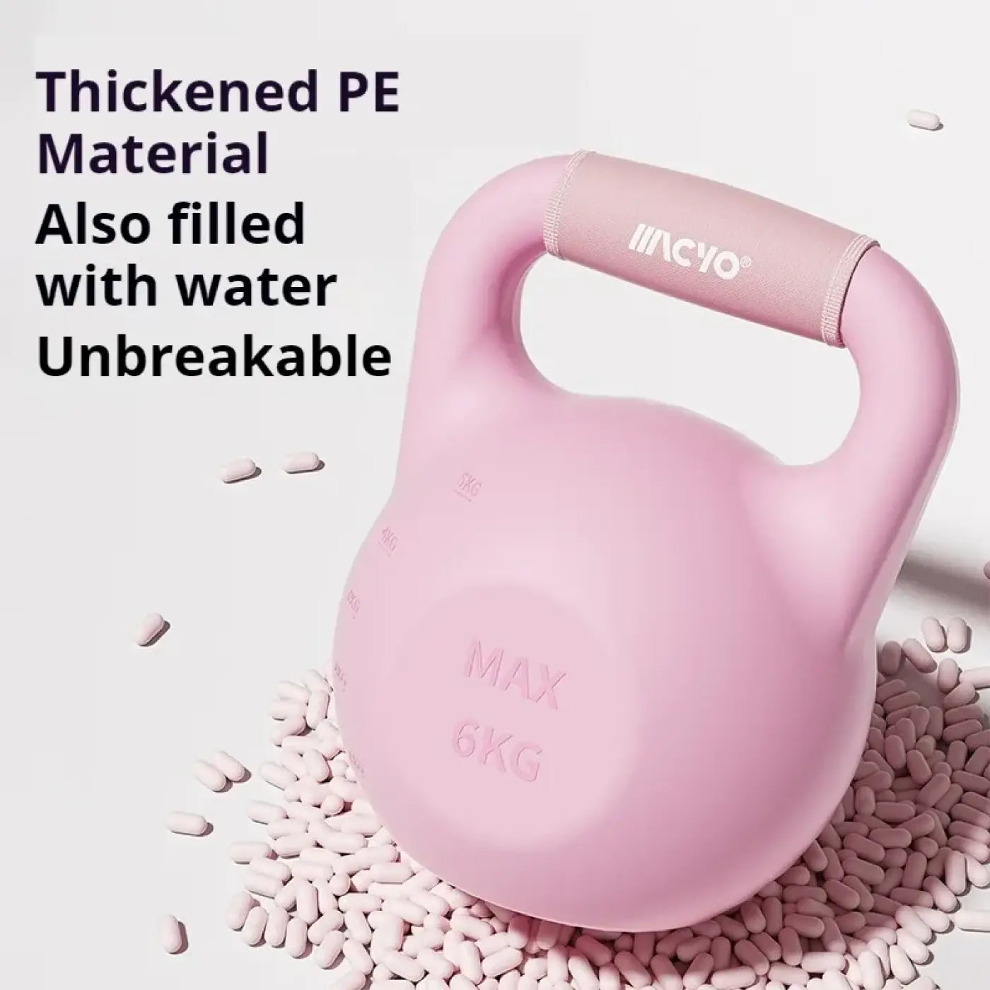 The Ball Depot medicine ball: Self-Injection Water-filled Kettlebell 1-6kg