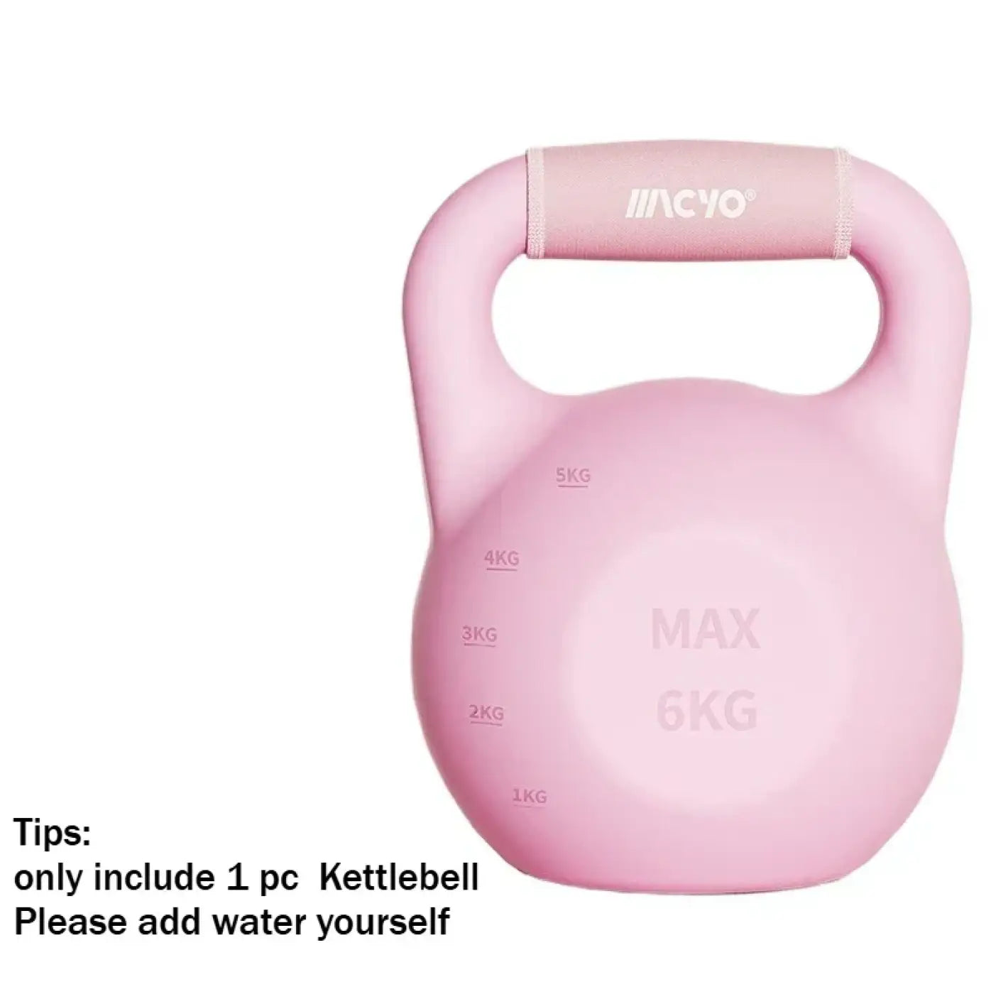 The Ball Depot medicine ball: Self-Injection Water-filled Kettlebell 1-6kg