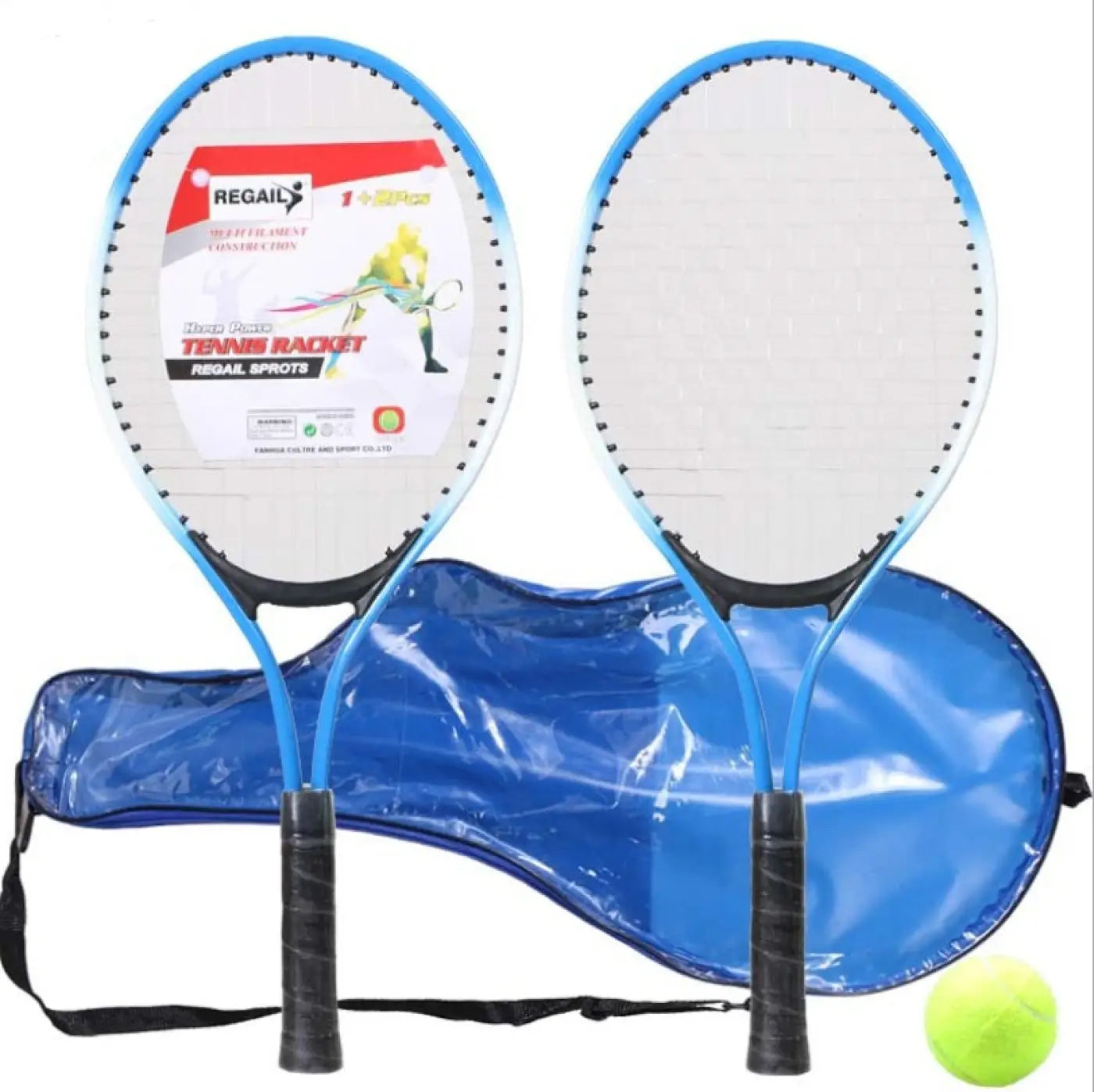 The Ball Depot tennis balls: Set of 2 Teenager's Tennis Racket