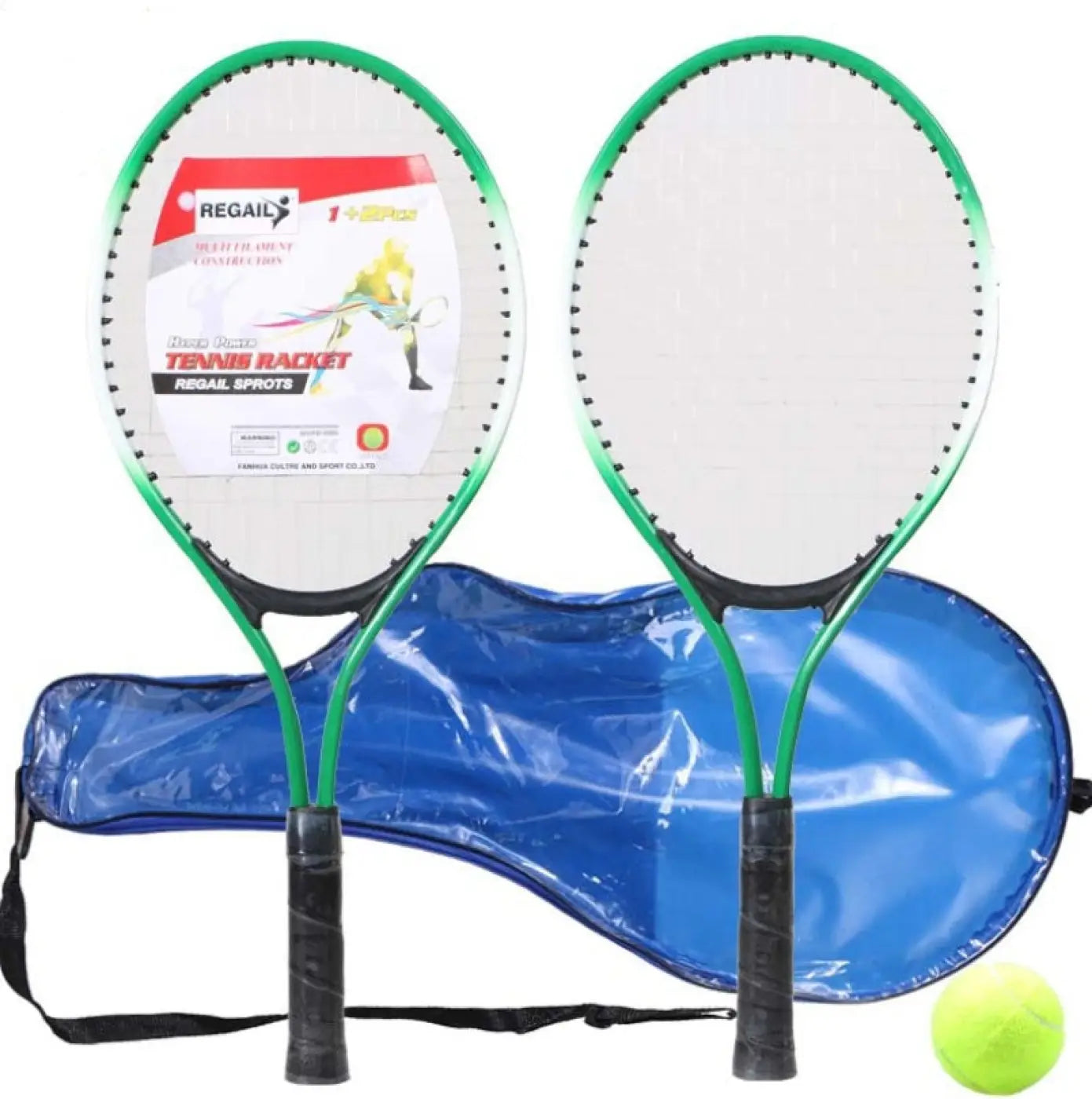 The Ball Depot tennis balls: Set of 2 Teenager's Tennis Racket