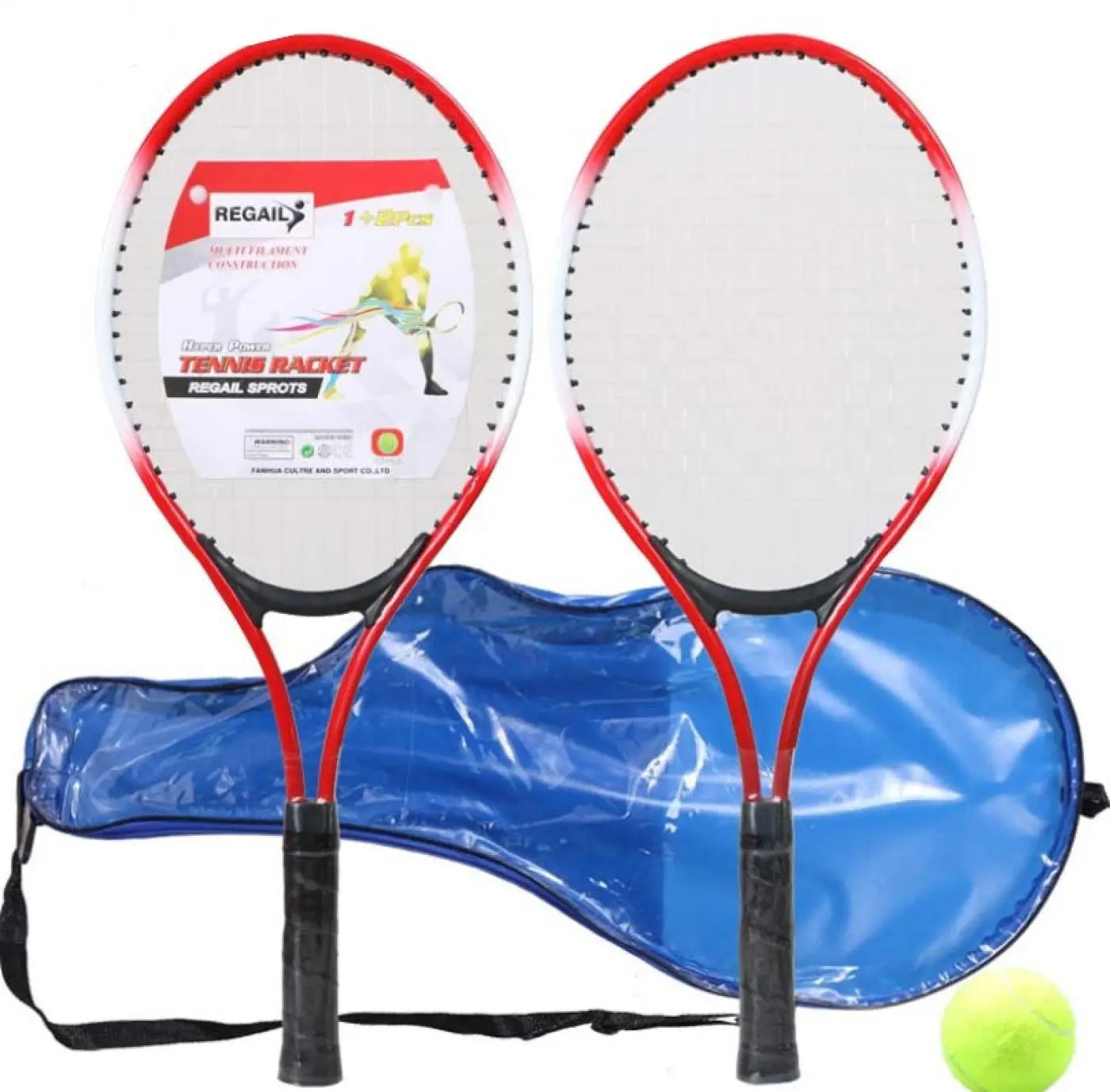 The Ball Depot tennis balls: Set of 2 Teenager's Tennis Racket