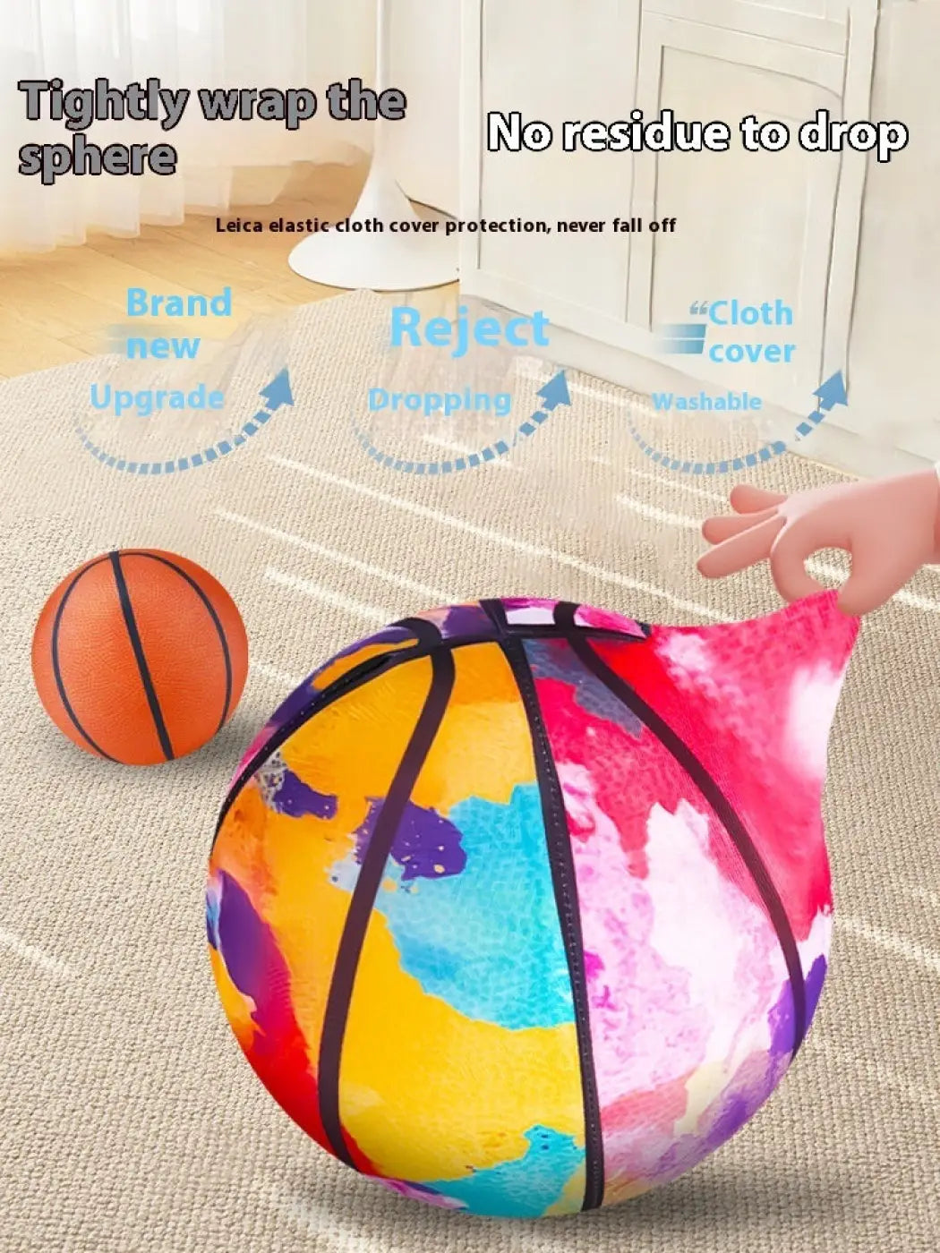 The Ball Depot basketball: Silent Basketball Silent Indoor Sports Children Pat Ball