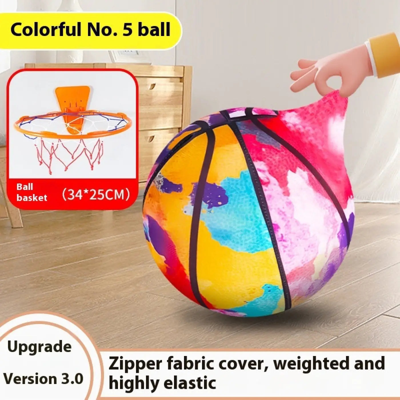 The Ball Depot basketball: Silent Basketball Silent Indoor Sports Children Pat Ball