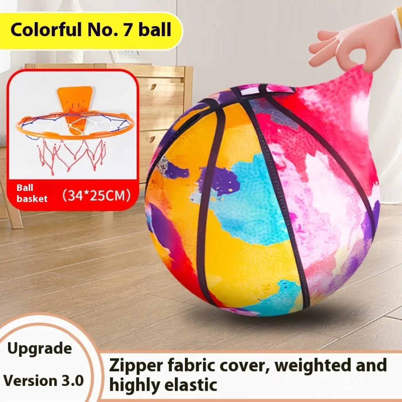 The Ball Depot basketball: Silent Basketball Silent Indoor Sports Children Pat Ball