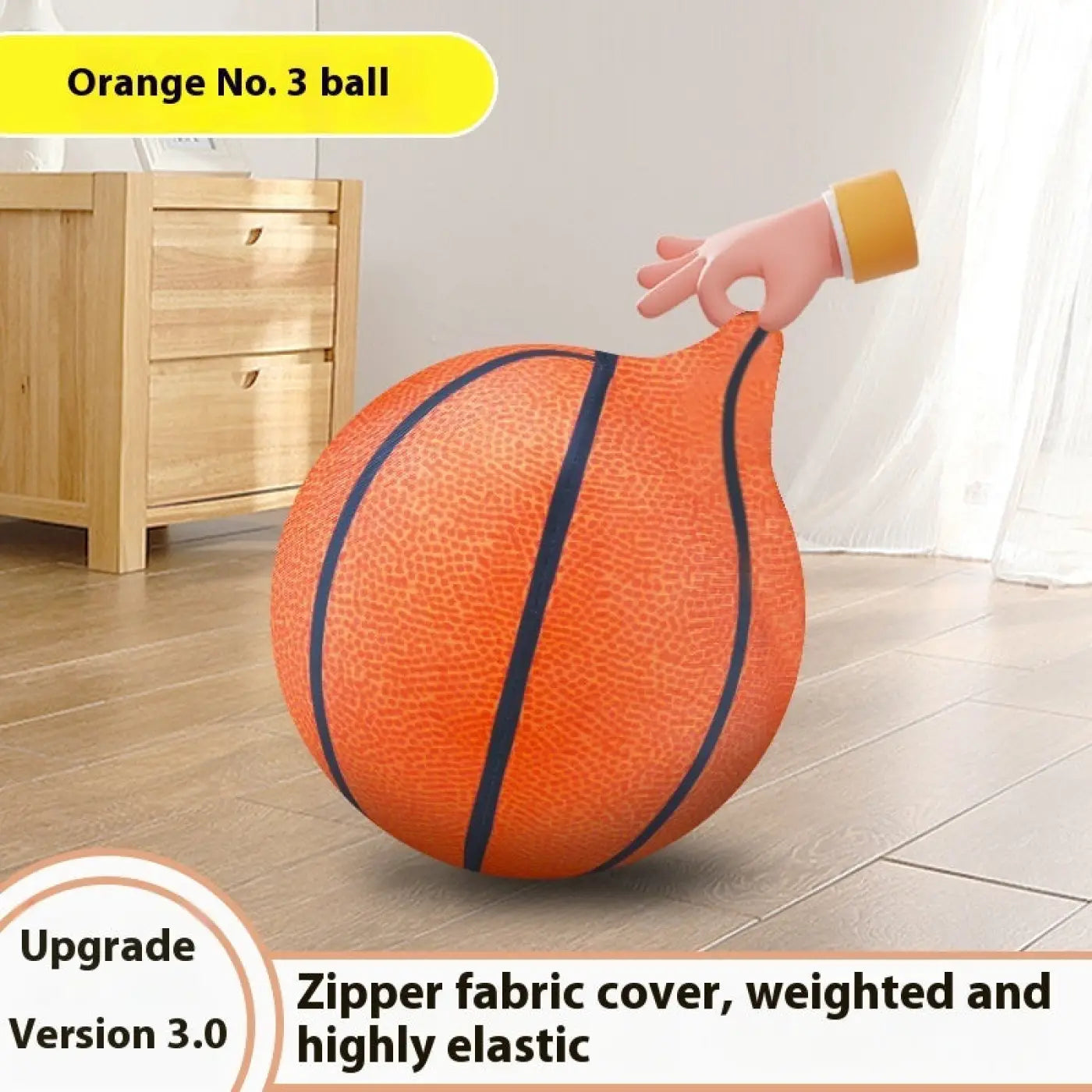 The Ball Depot basketball: Silent Basketball Silent Indoor Sports Children Pat Ball