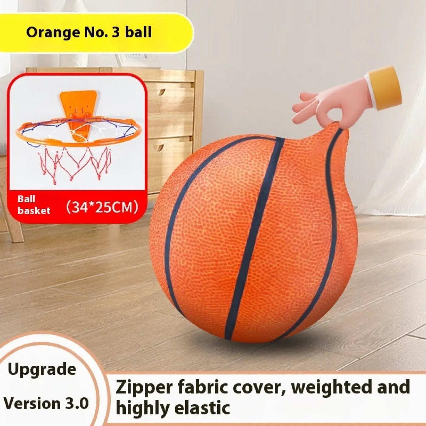 The Ball Depot basketball: Silent Basketball Silent Indoor Sports Children Pat Ball