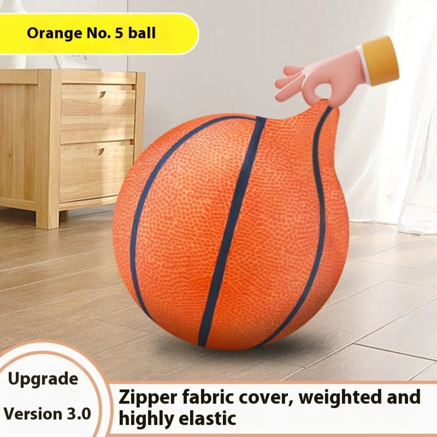 The Ball Depot basketball: Silent Basketball Silent Indoor Sports Children Pat Ball