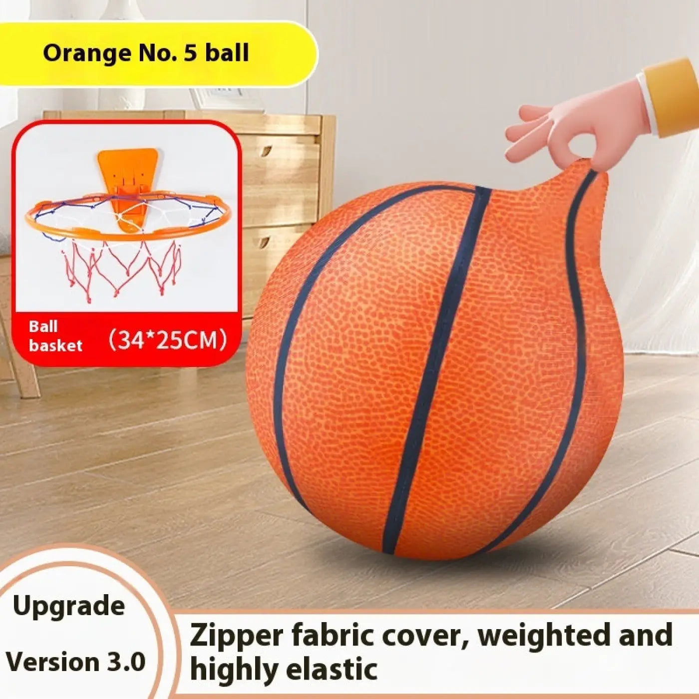The Ball Depot basketball: Silent Basketball Silent Indoor Sports Children Pat Ball