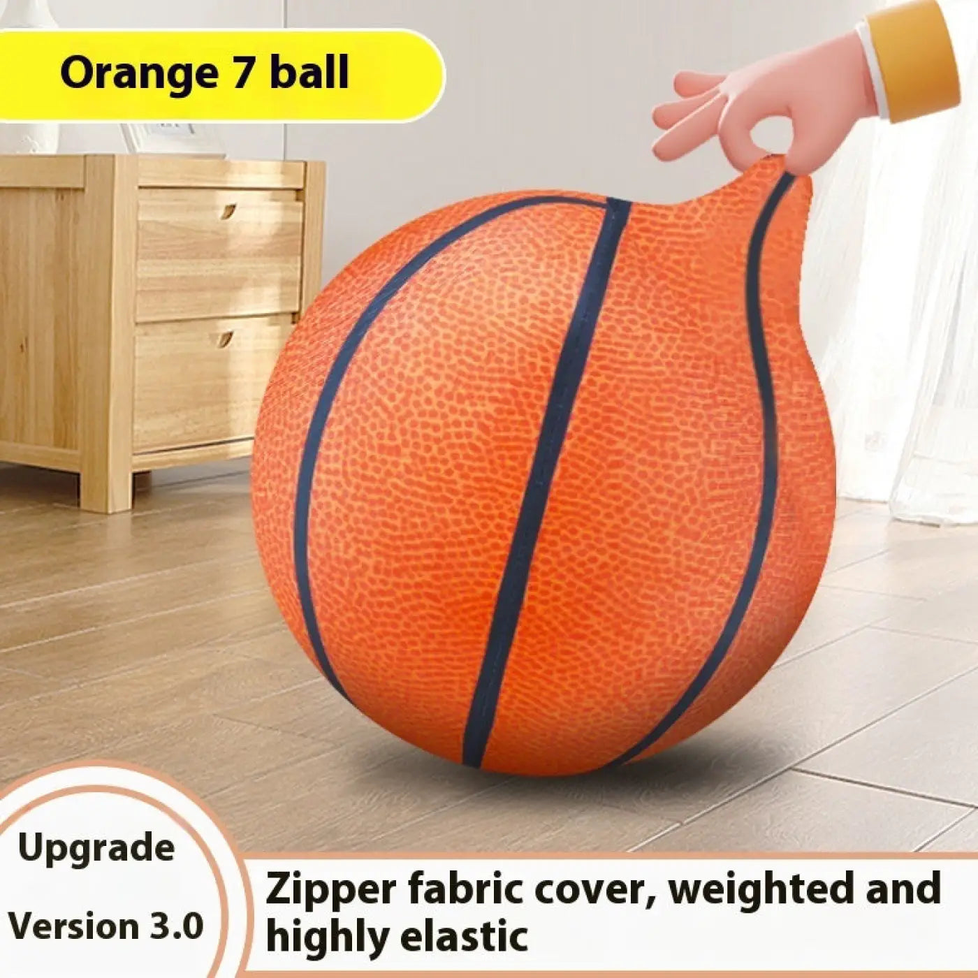 The Ball Depot basketball: Silent Basketball Silent Indoor Sports Children Pat Ball