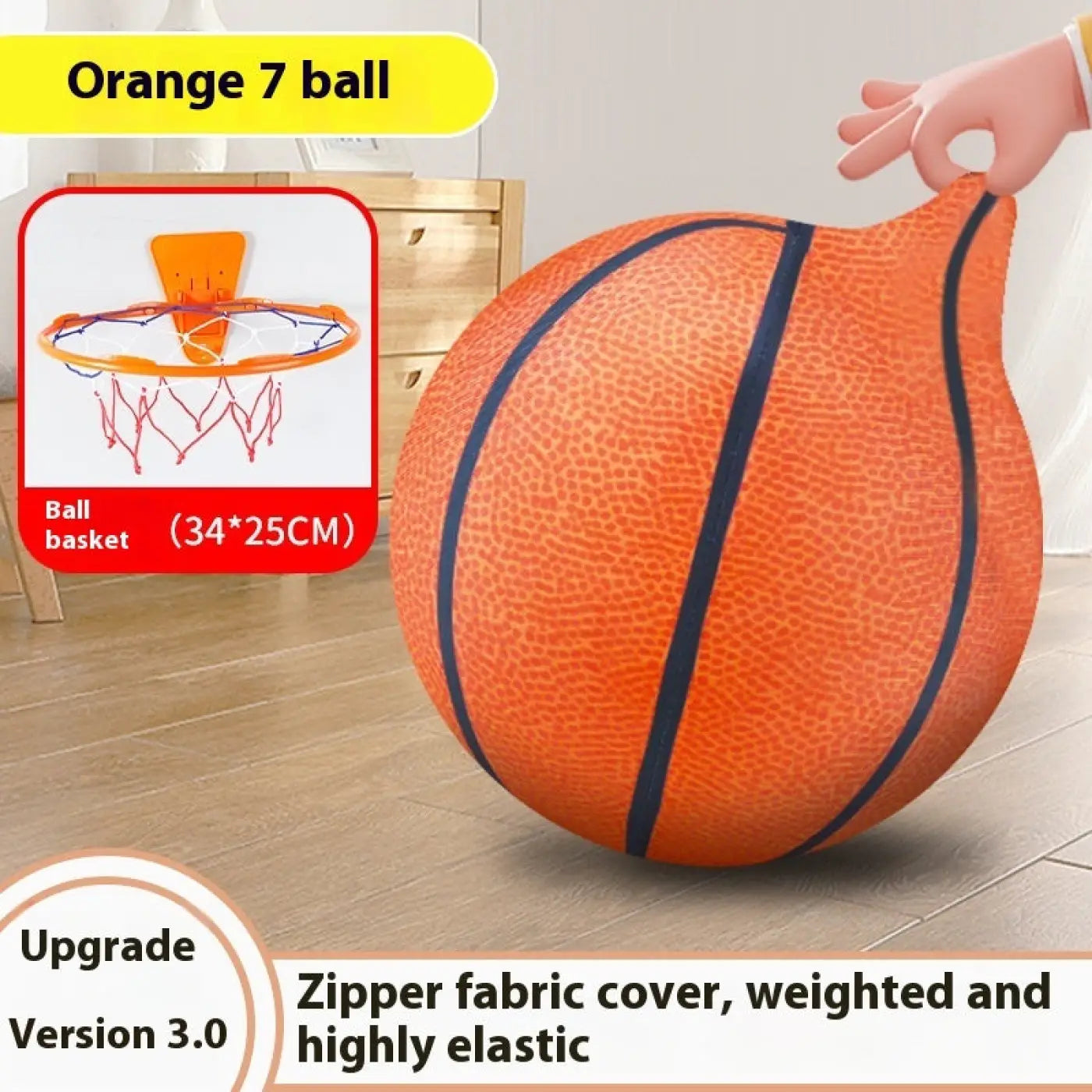 The Ball Depot basketball: Silent Basketball Silent Indoor Sports Children Pat Ball