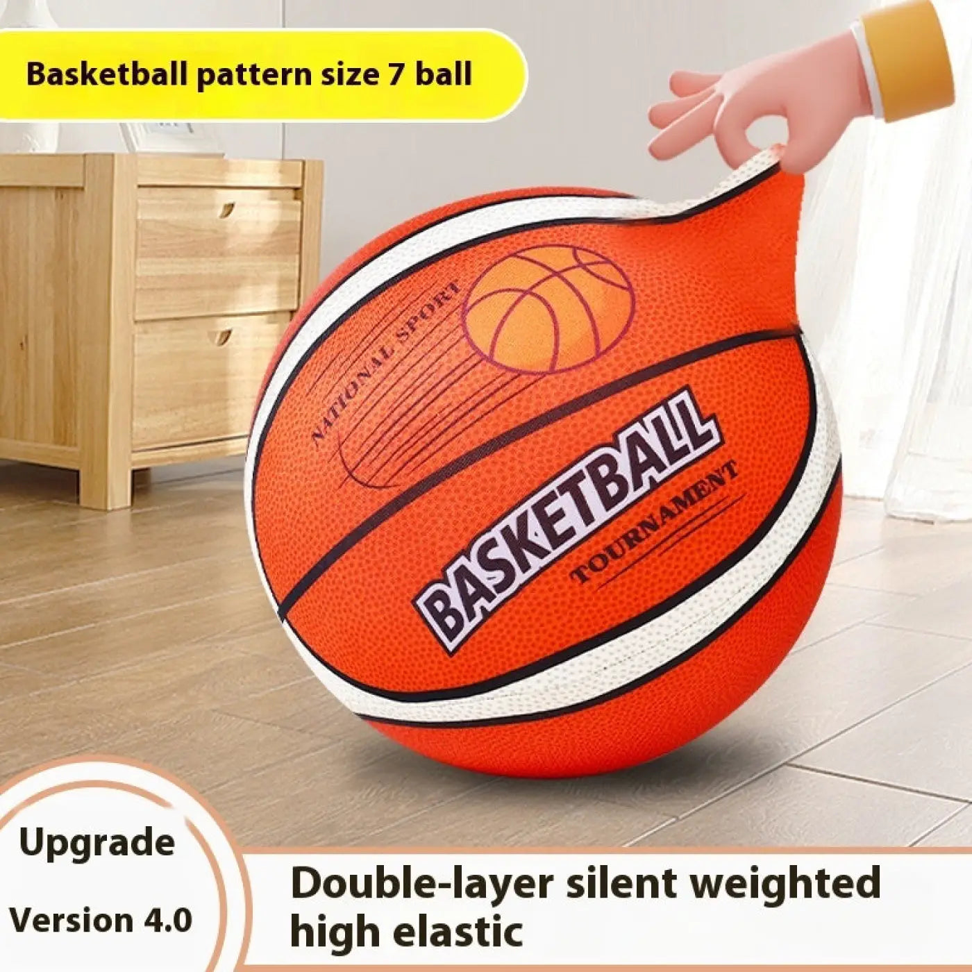The Ball Depot basketball: Silent Basketball Silent Indoor Sports Children Pat Ball