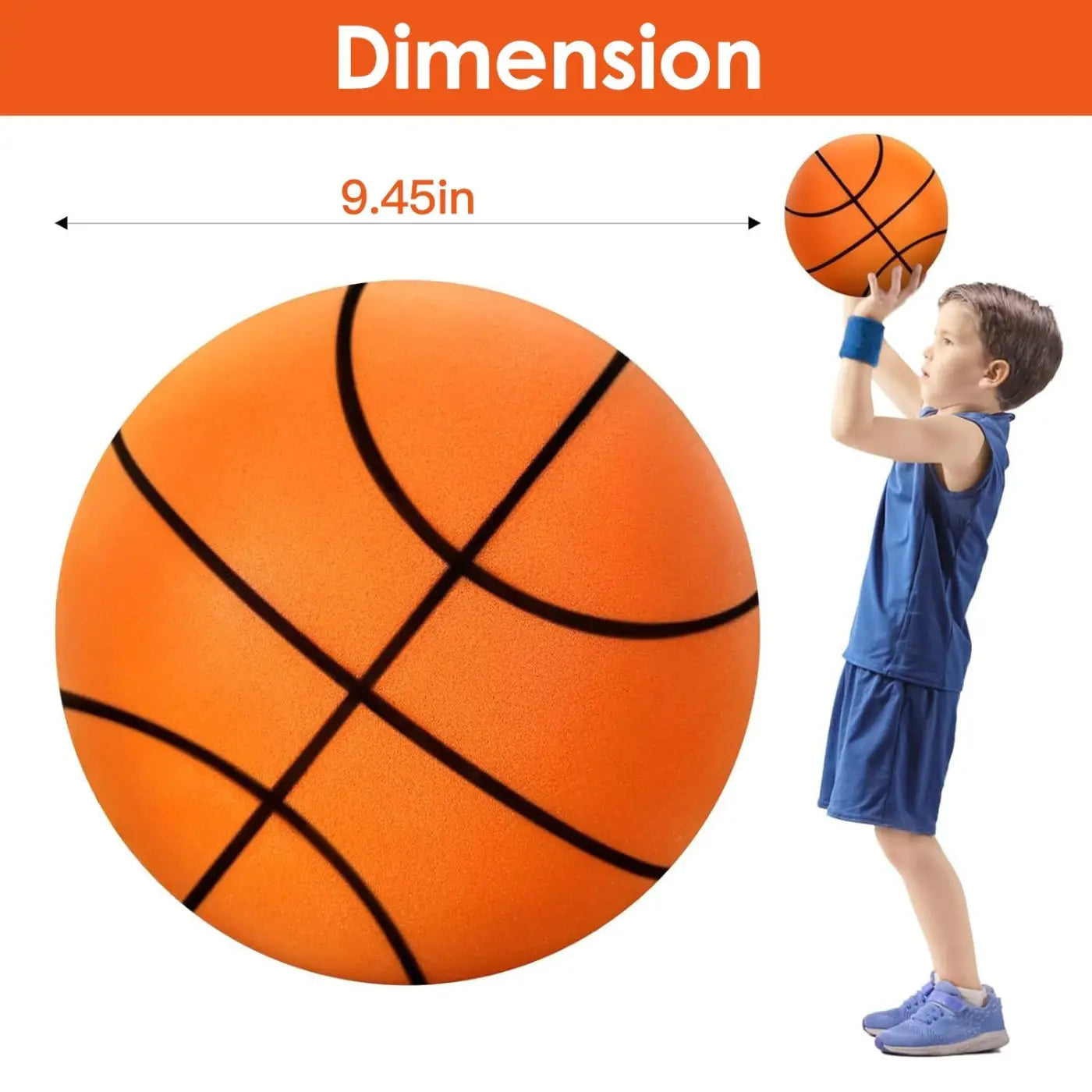 The Ball Depot basketball: Silent Foam Basketball