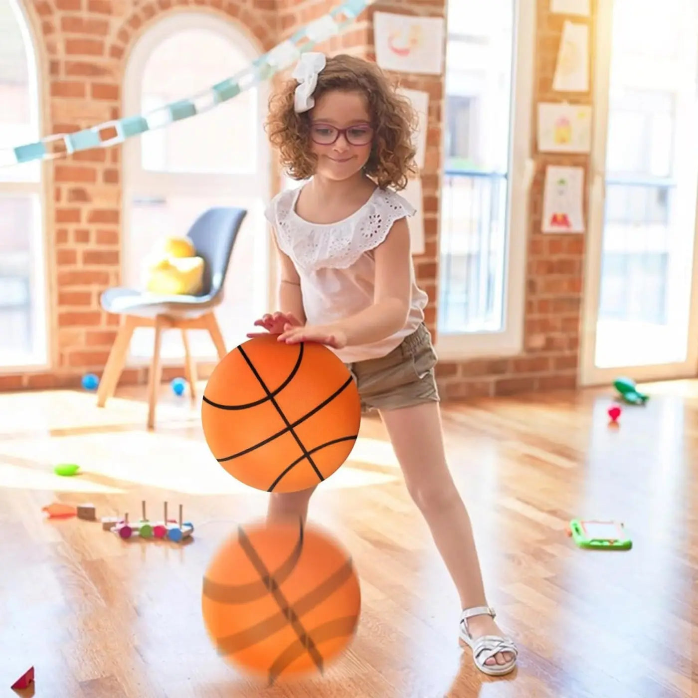 The Ball Depot basketball: Silent Foam Basketball