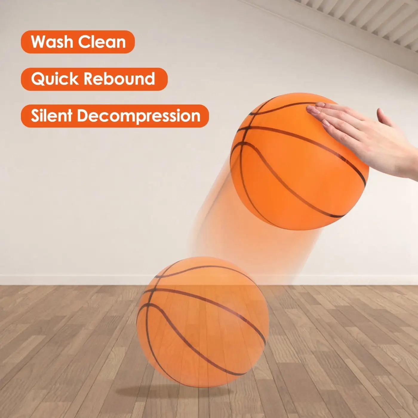 The Ball Depot basketball: Silent Foam Basketball