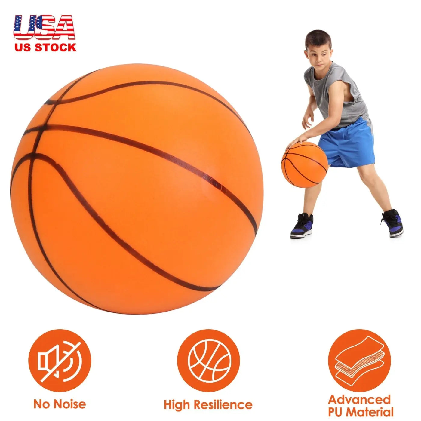 The Ball Depot basketball: Silent Foam Basketball