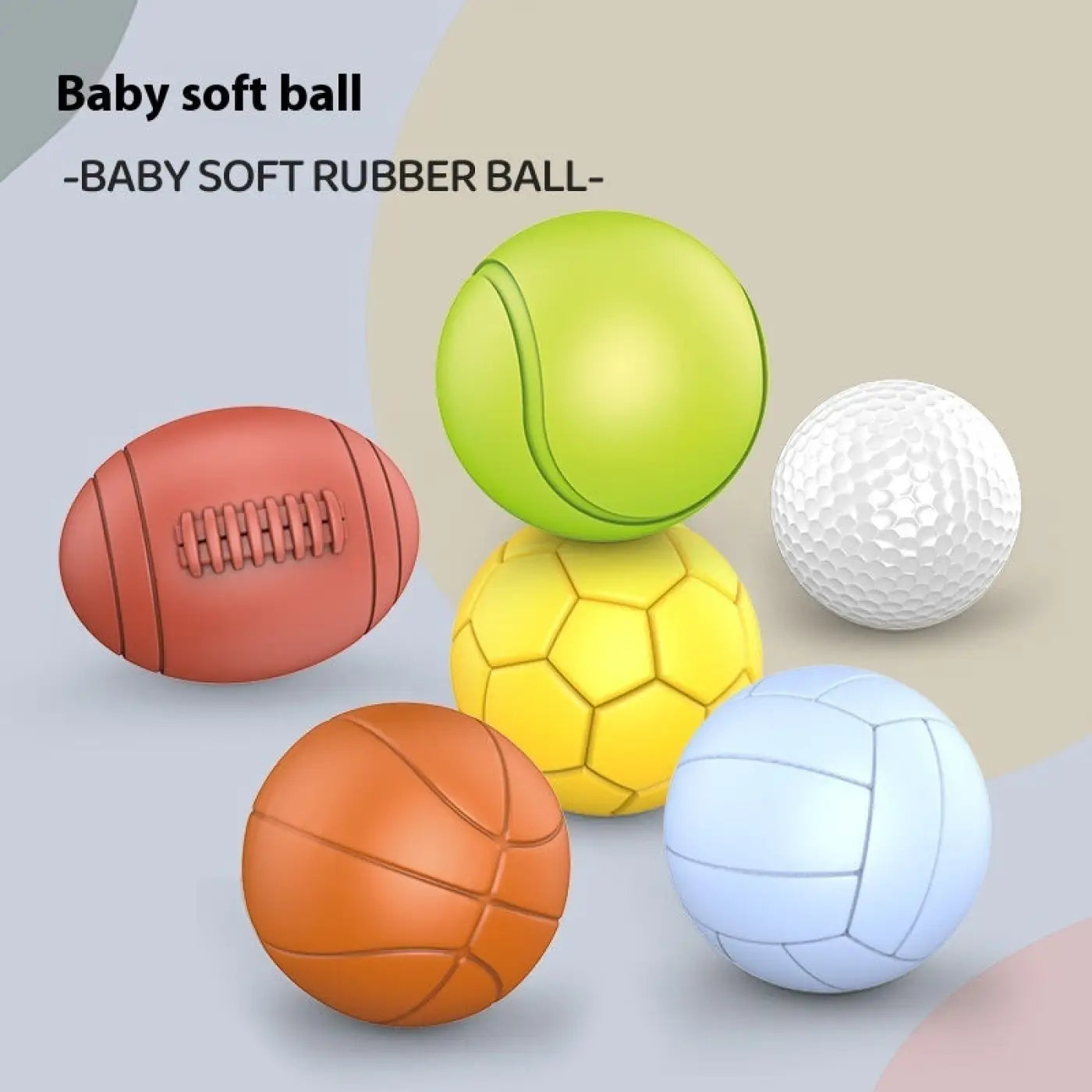 The Ball Depot baby balls: Silicone Grip Training Baby Ball