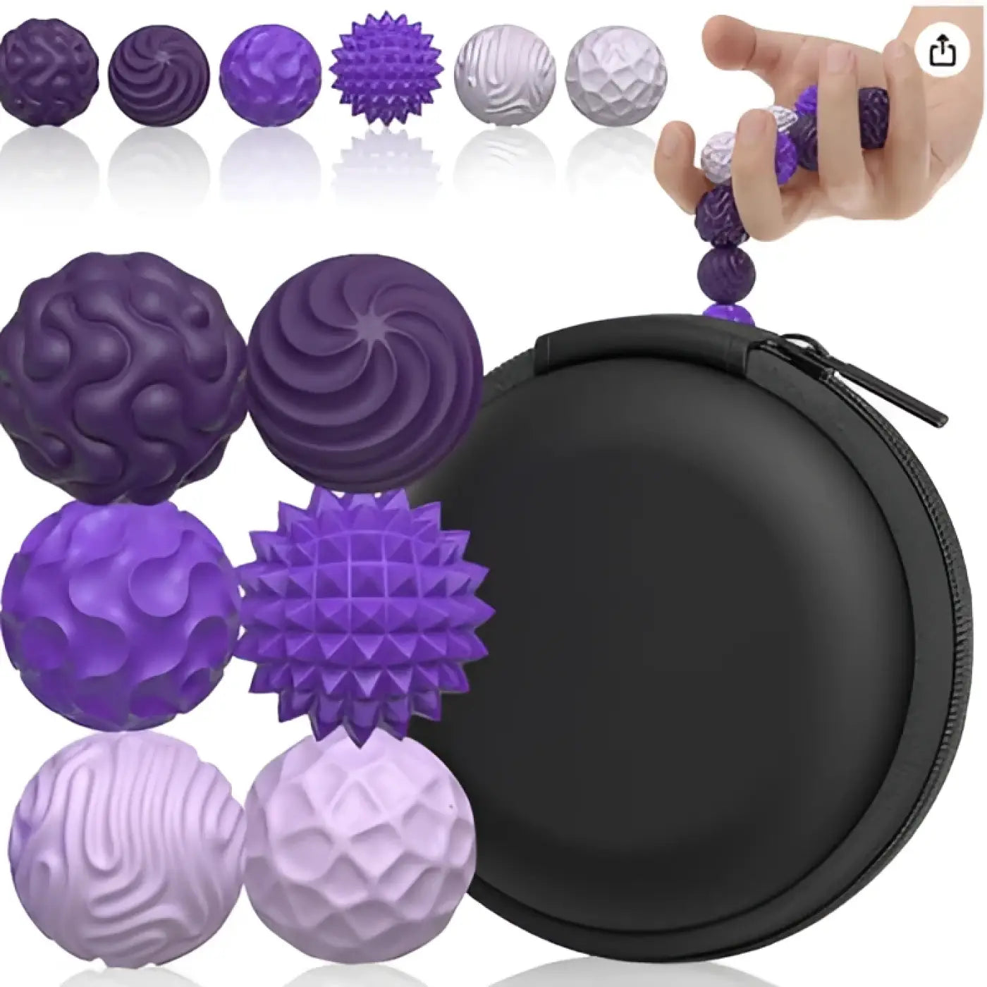 The Ball Depot sensory ball: Silicone Magnetic Sensory Ball
