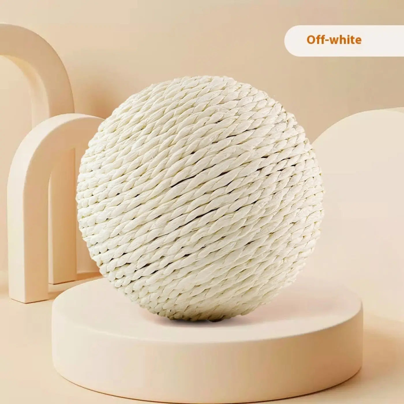 The Ball Depot cat toys: Sisal Oversized Self-Hi Relieving Cat Scratch Ball